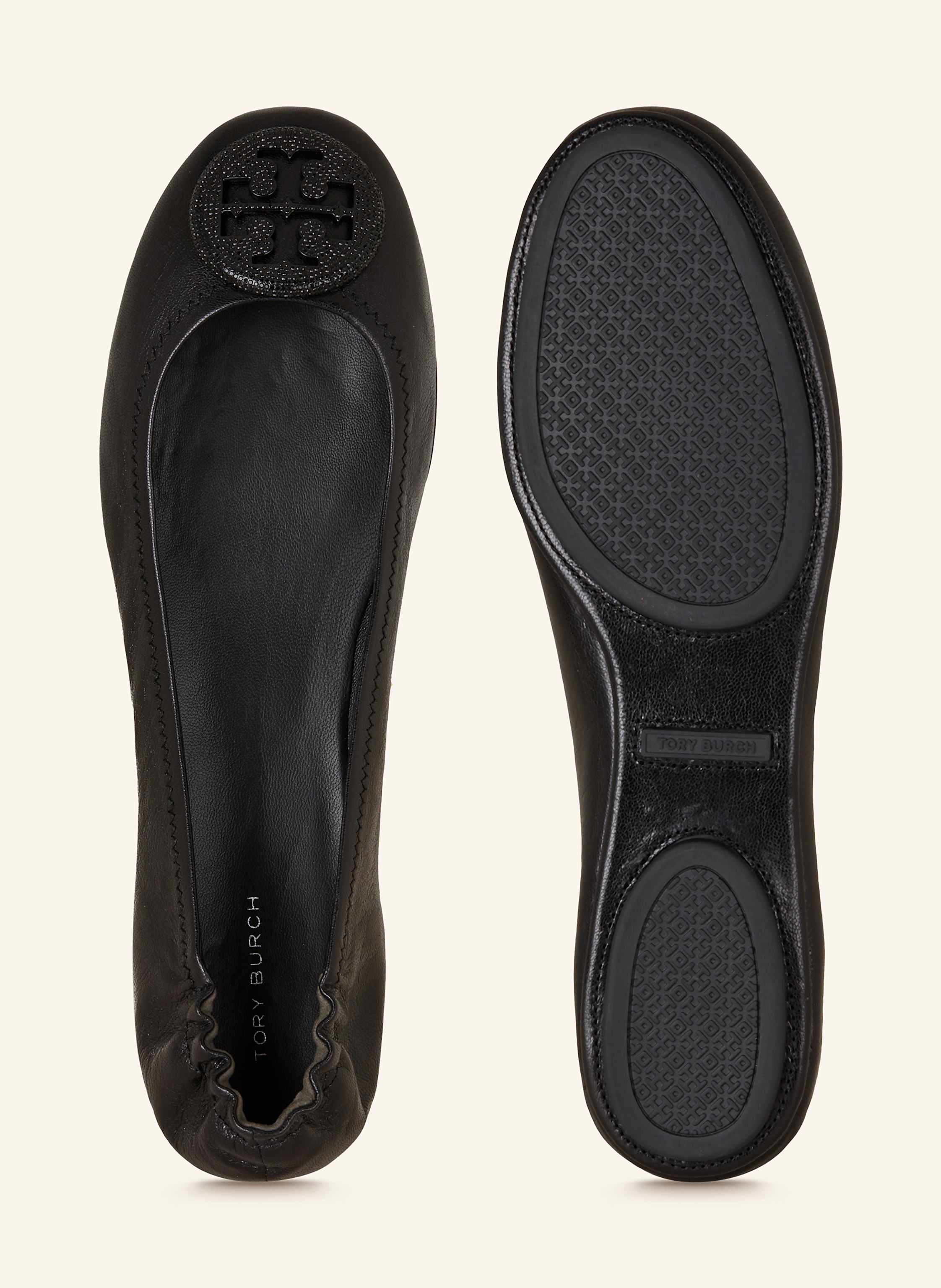 Thumbnail - Tory Burch Ballerinas Minnie Mit Schmucksteinen schwarz