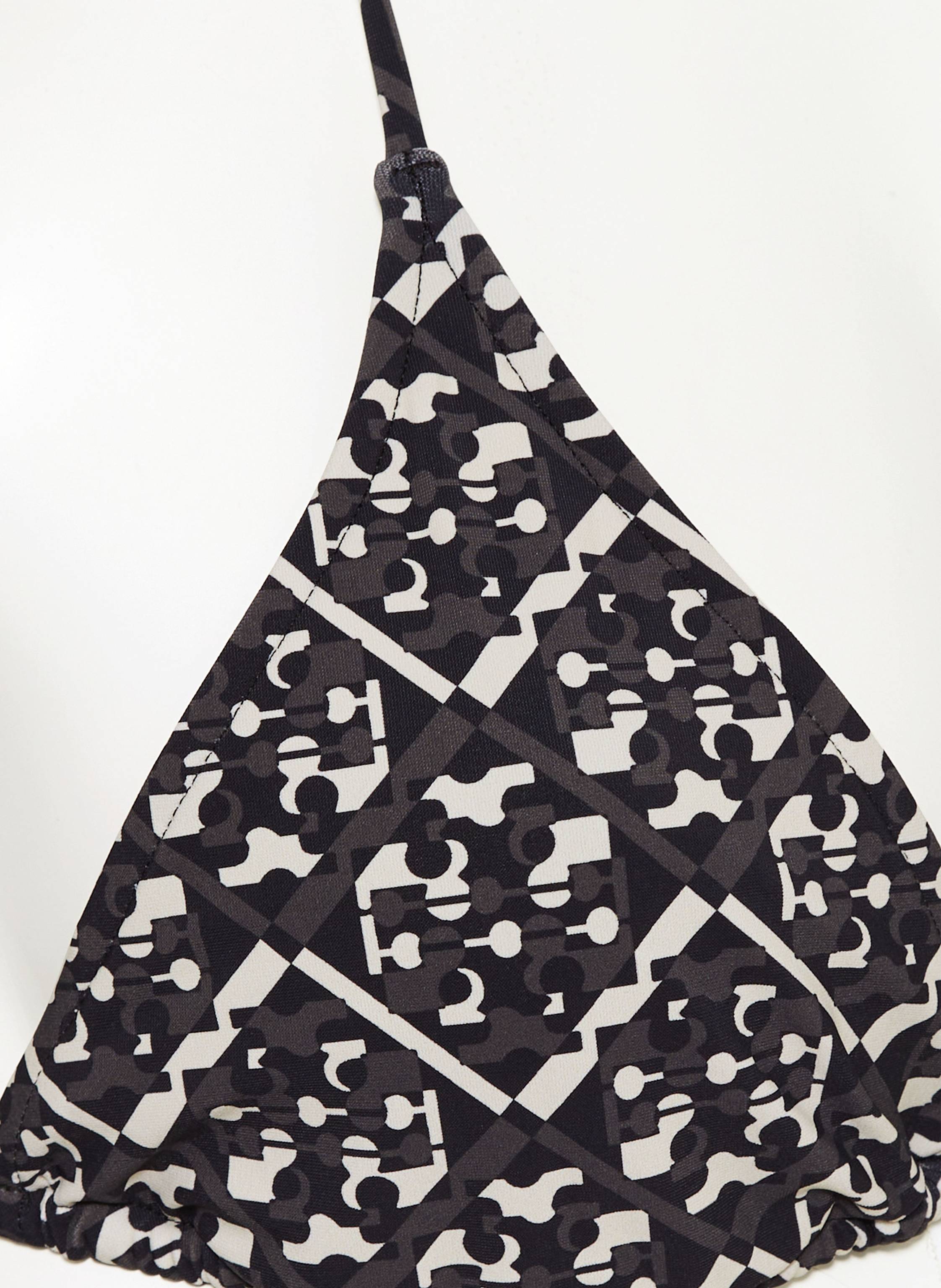 Thumbnail - Tory Burch Triangel-Bikini-Top schwarz