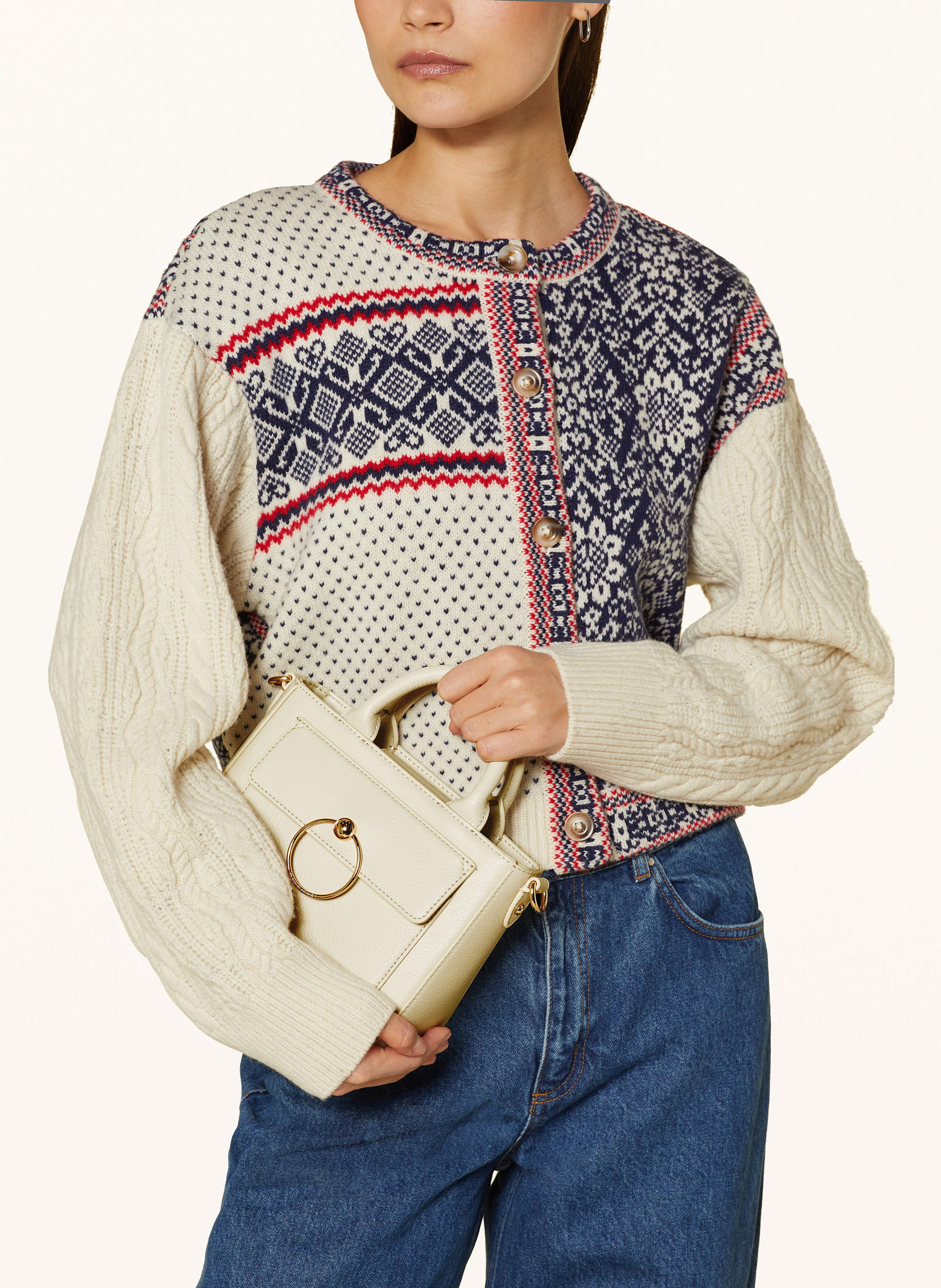 Thumbnail - Claudie Pierlot Handtasche weiss