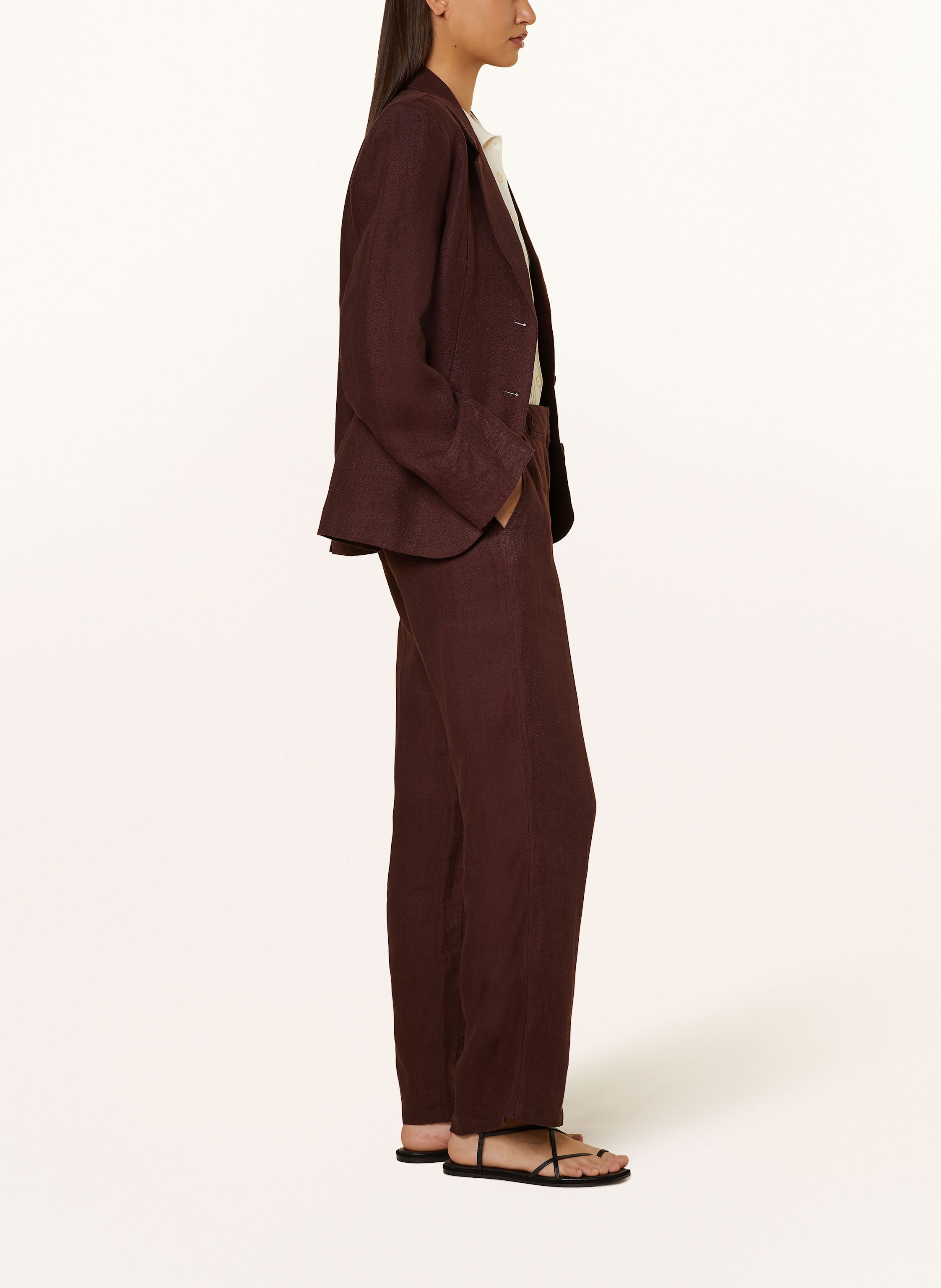 Thumbnail - Msch Copenhagen Leinenhose Mschnaira Claritta braun