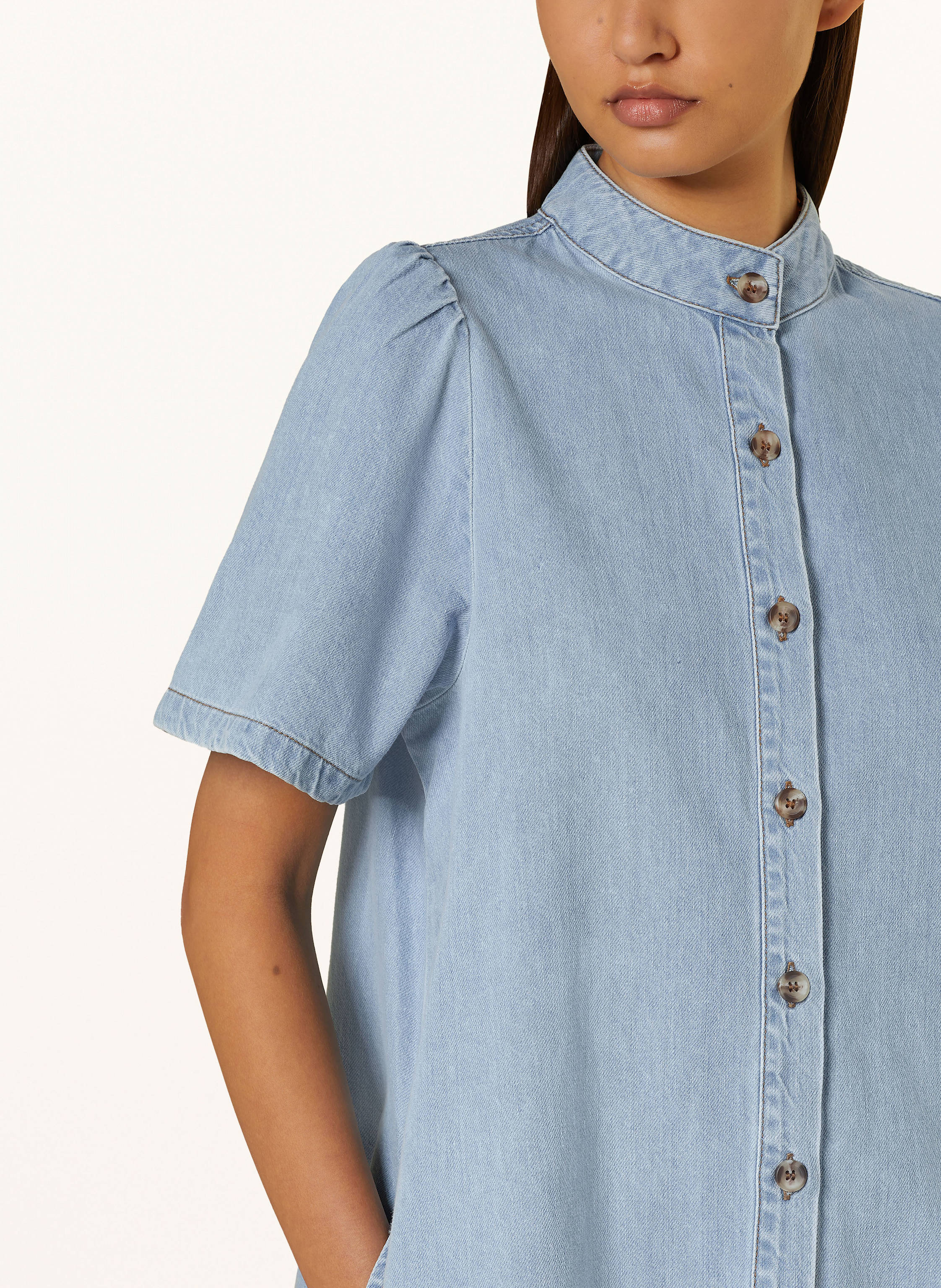 Thumbnail - Msch Copenhagen Jeanskleid Mschjolene Elena blau
