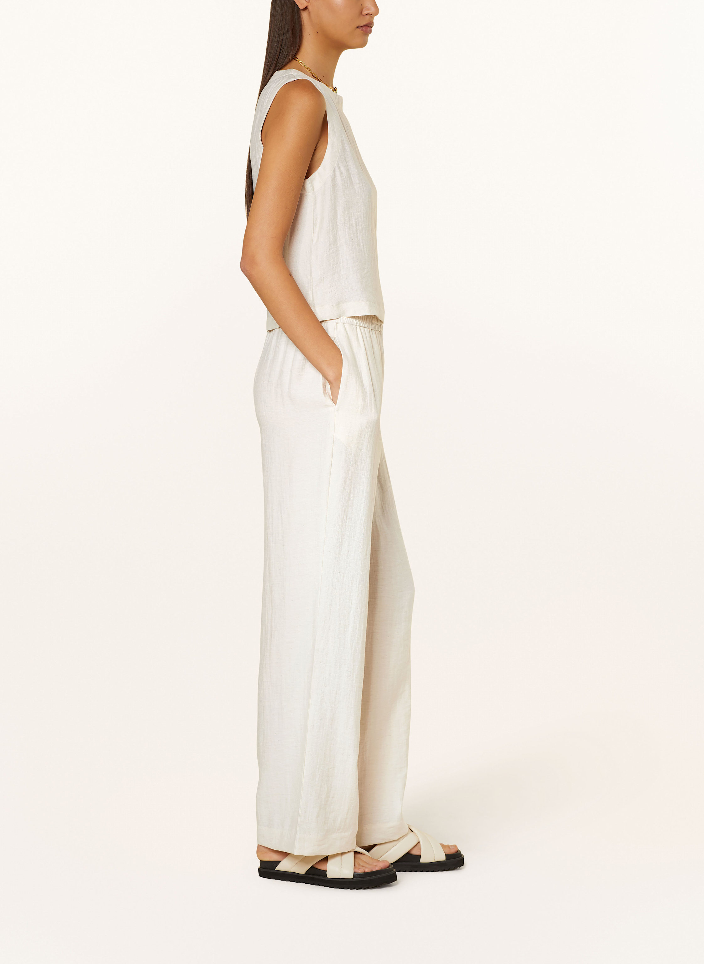 Thumbnail - Msch Copenhagen Marlenehose Mschdisa beige