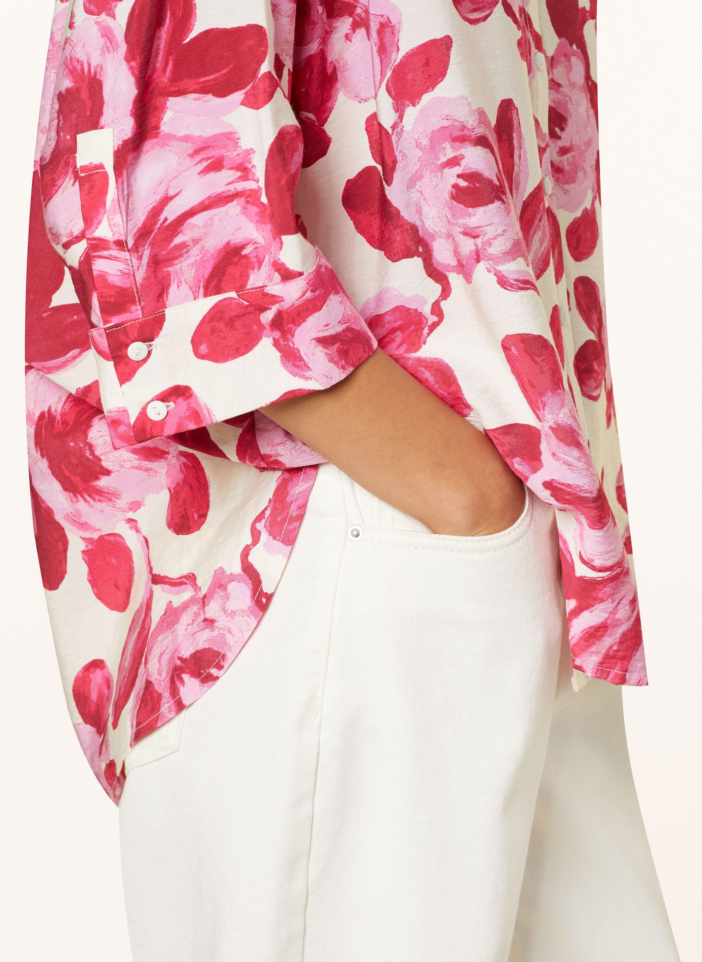 Thumbnail - Msch Copenhagen Hemdbluse Mschedrina Mit 3/4-Arm rot