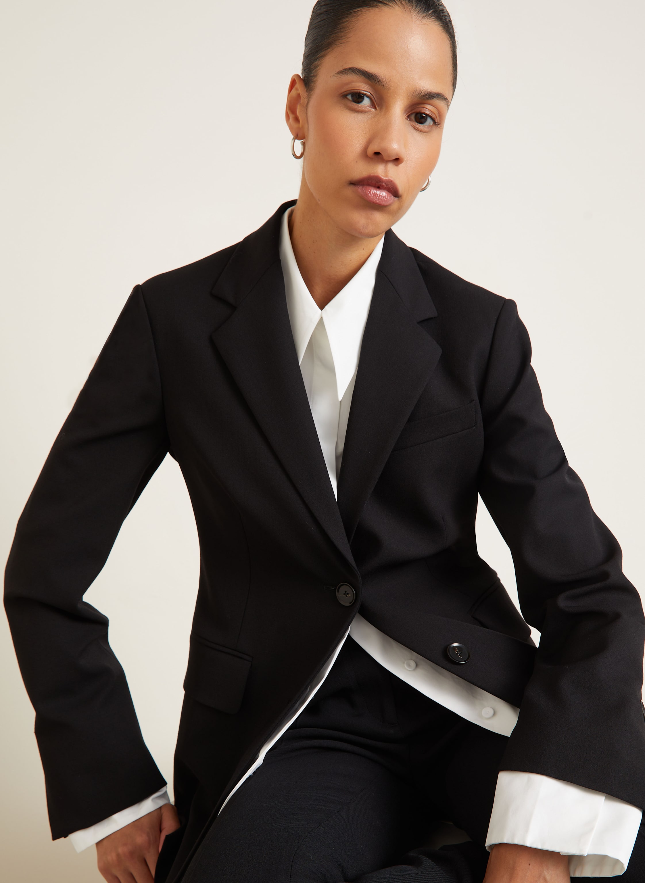 Thumbnail - Proenza Schouler Blazer Eva schwarz