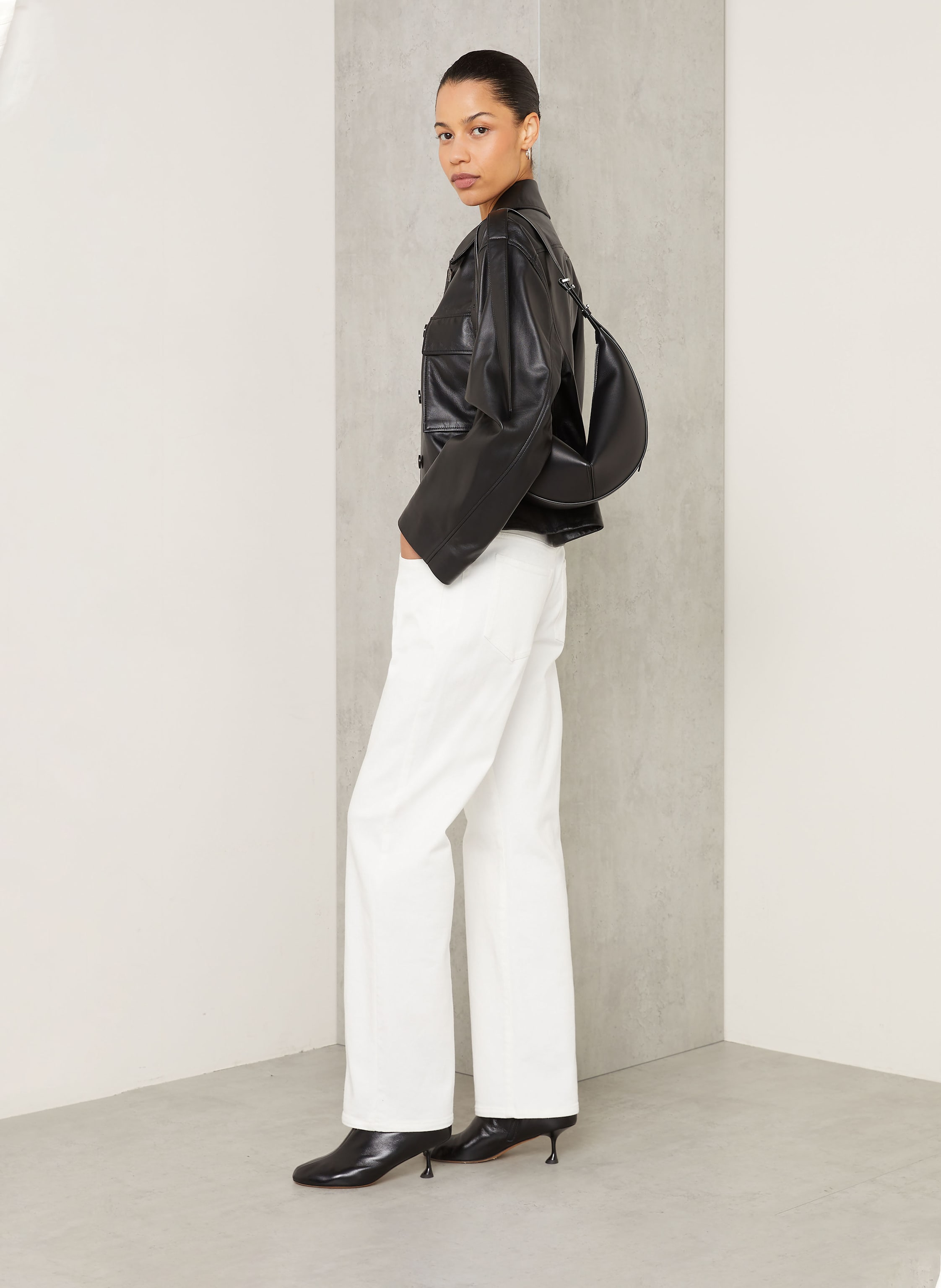 Thumbnail - Proenza Schouler Straight Jeans Ellsworth weiss