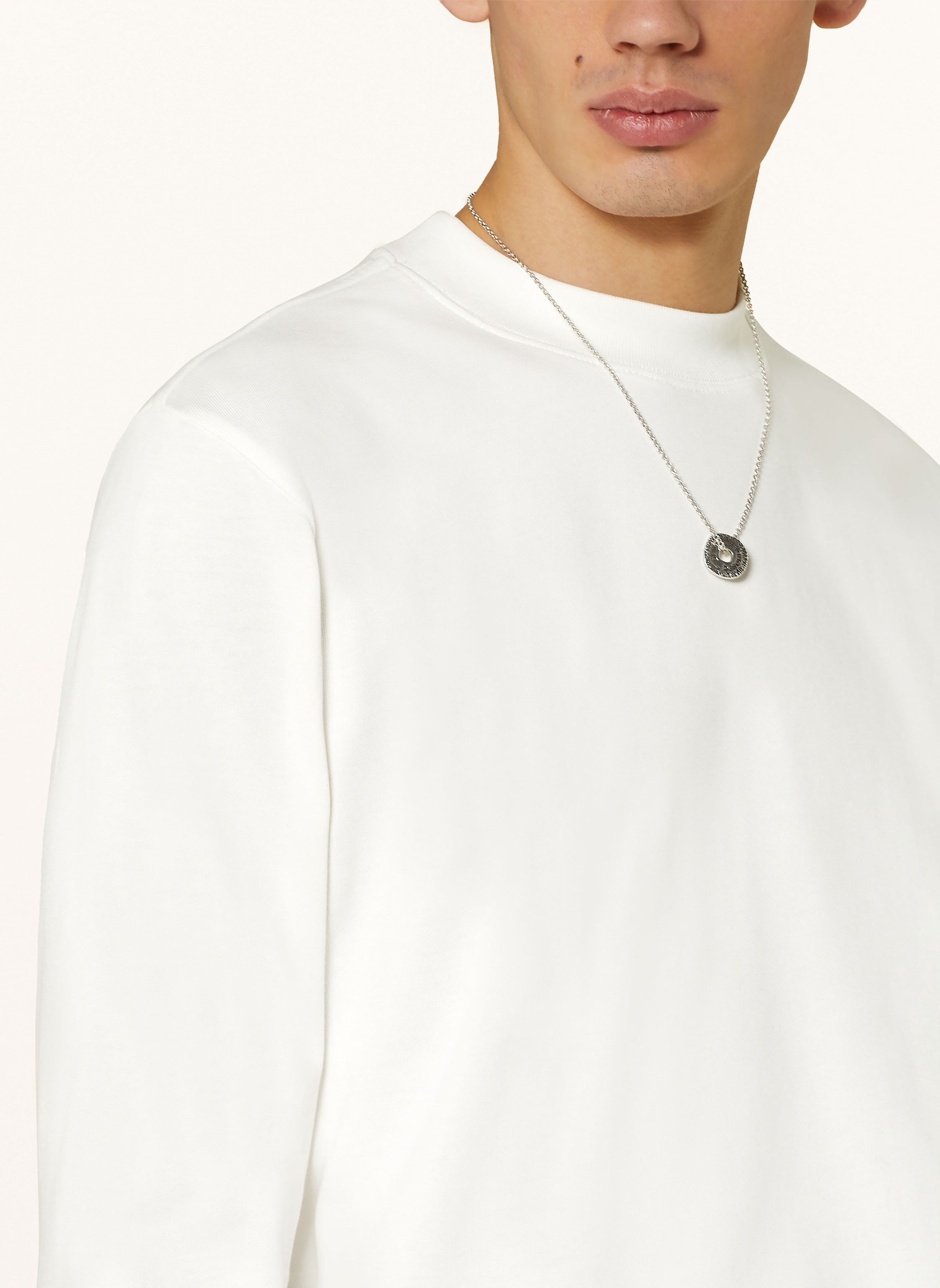 Thumbnail - Allsaints Longsleeve Nero weiss