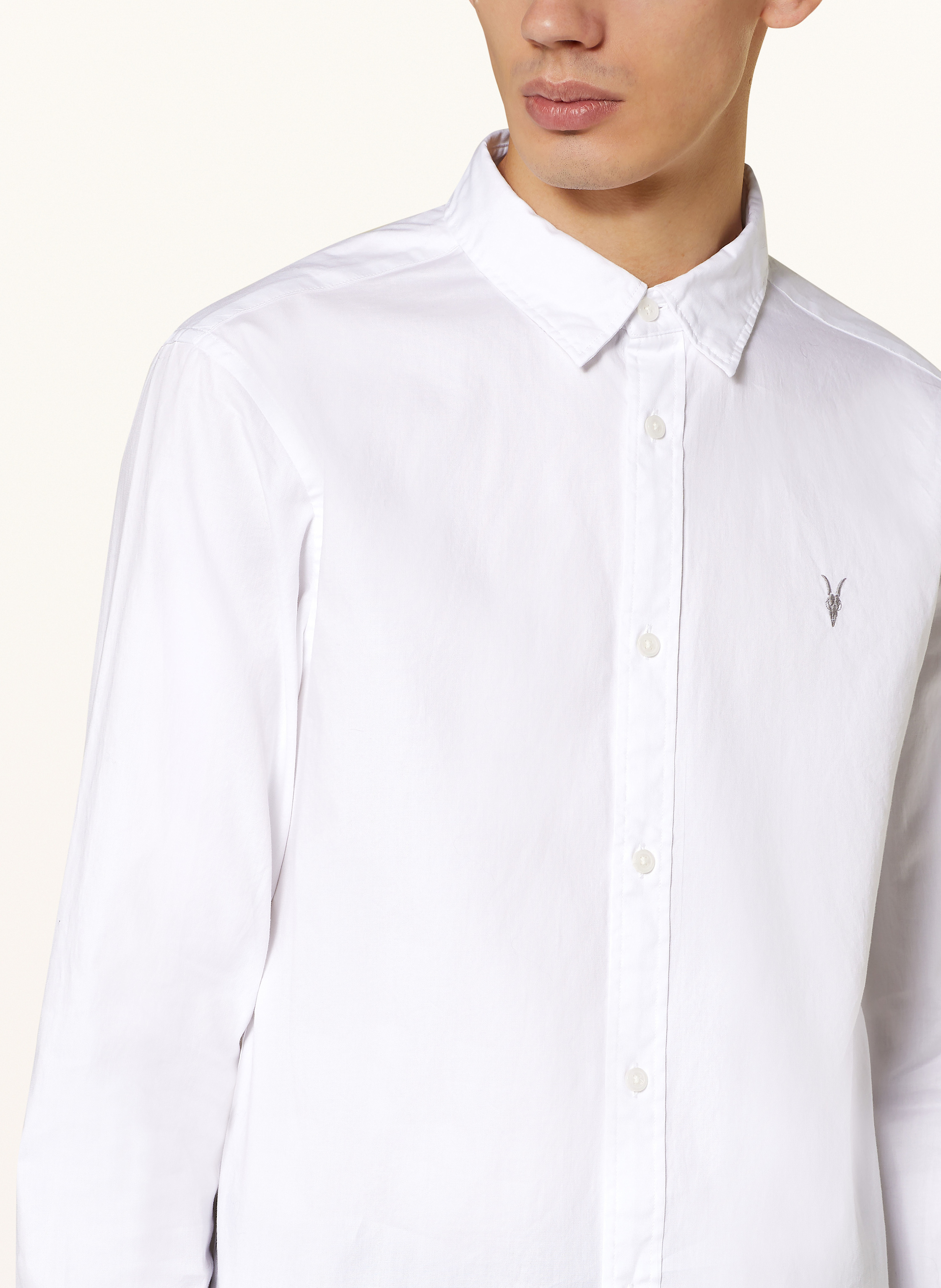 Thumbnail - Allsaints Hemd Hawthorne Slim Fit weiss