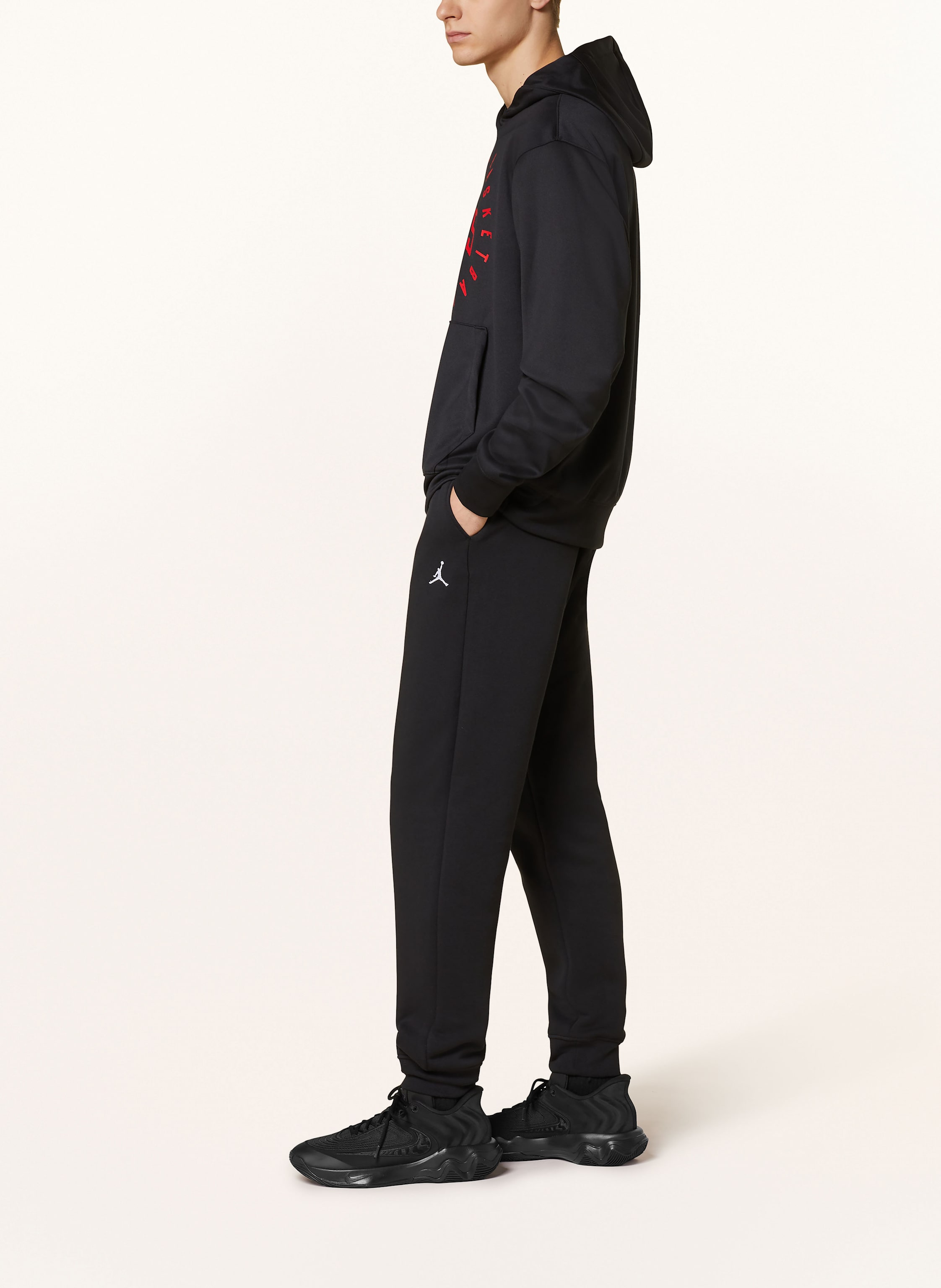 Thumbnail - Nike Hoodie Chicago Bulls Spotlight schwarz