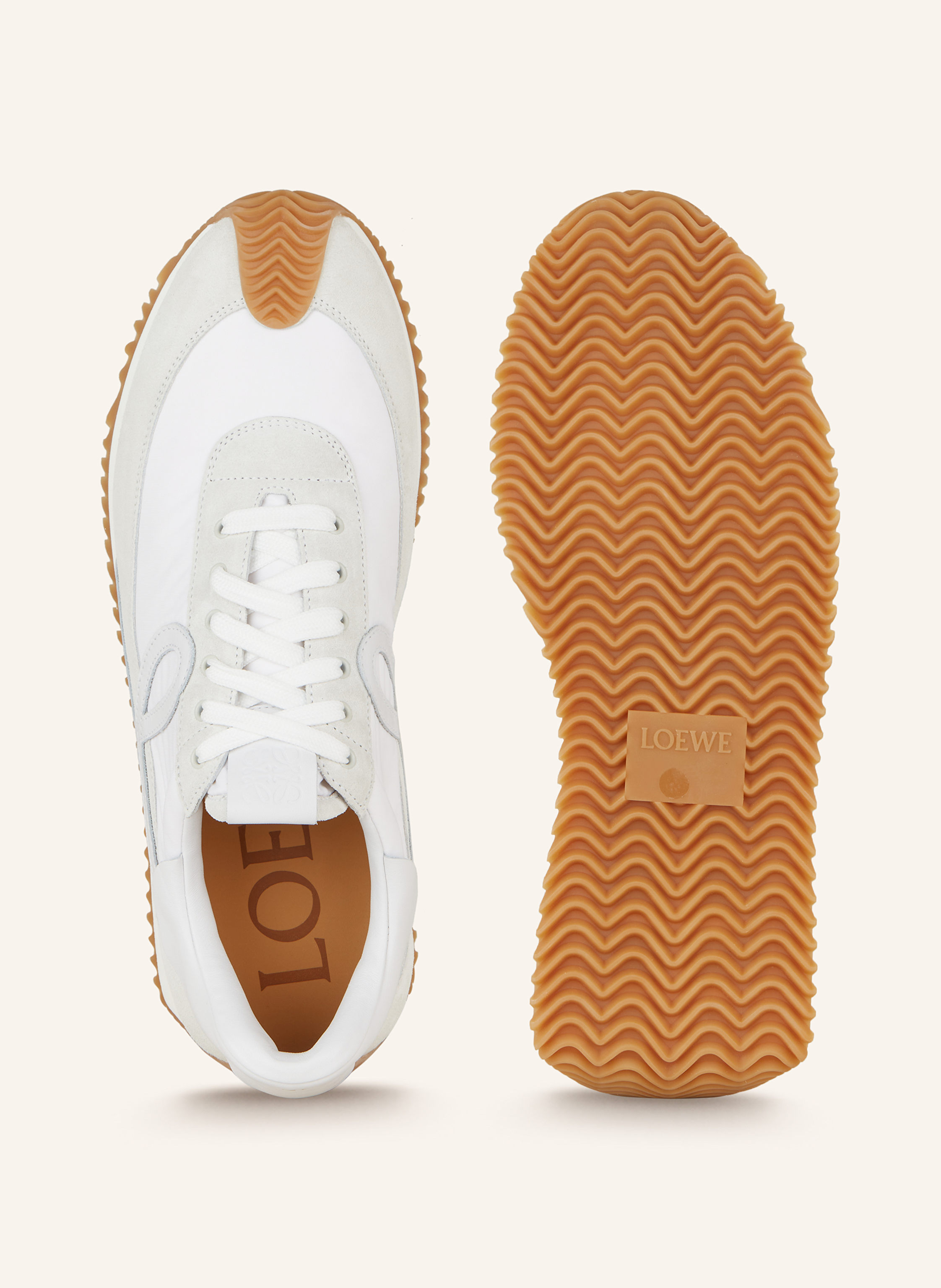 Thumbnail - Loewe Sneaker Flow Runner weiss