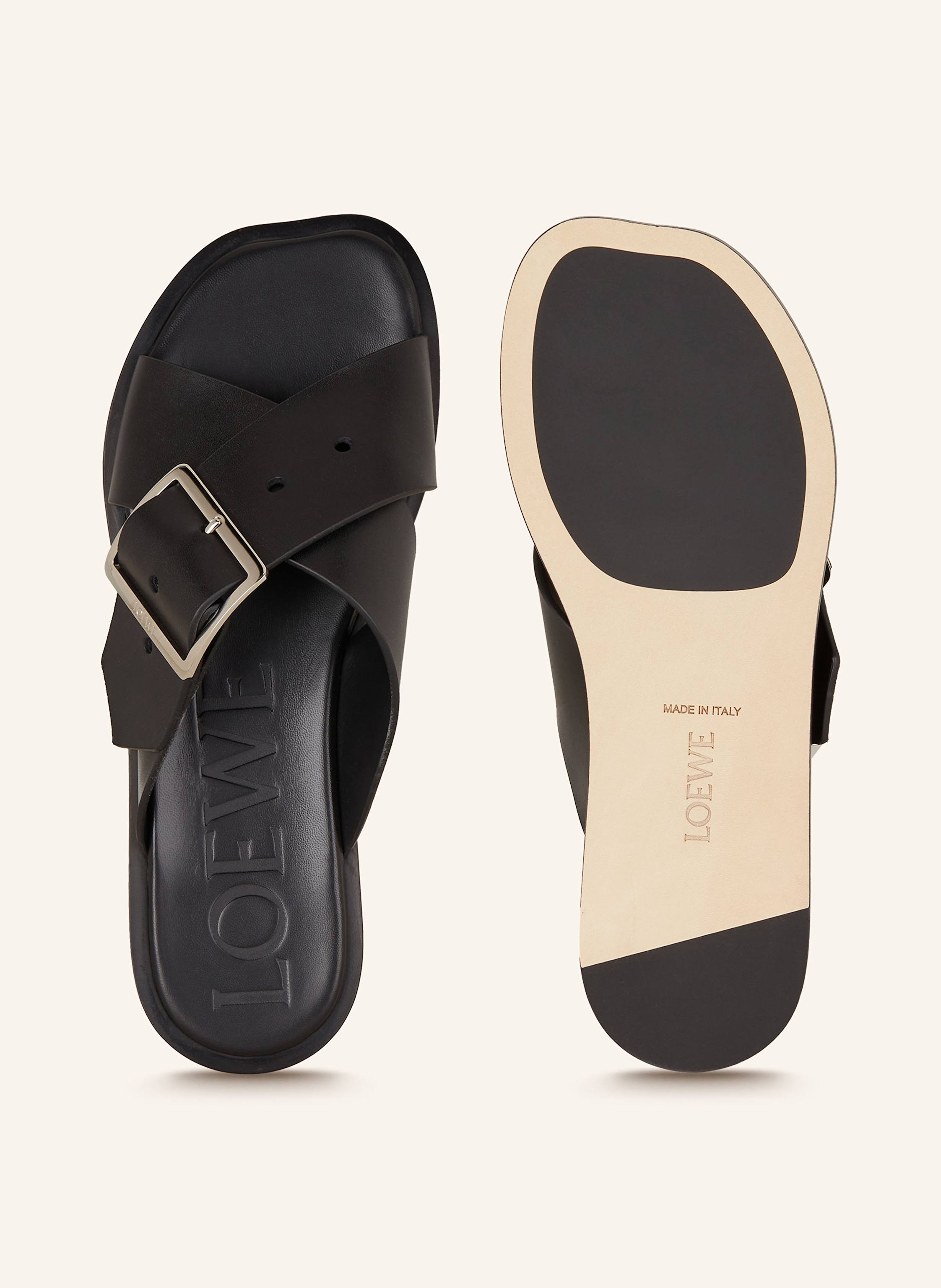 Thumbnail - Loewe Pantoletten Petal schwarz