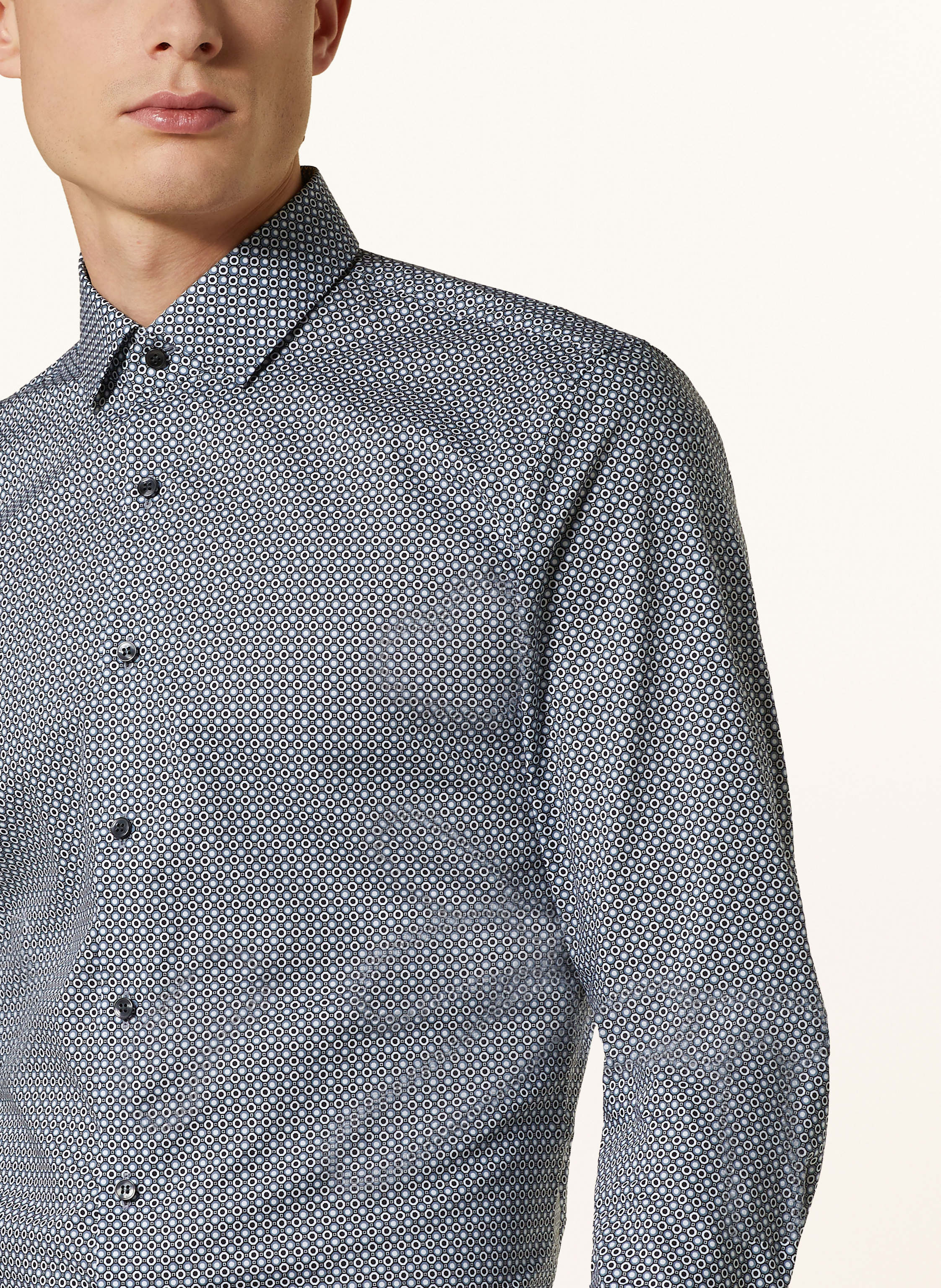 Thumbnail - Olymp Hemd No. Six Super Slim silber