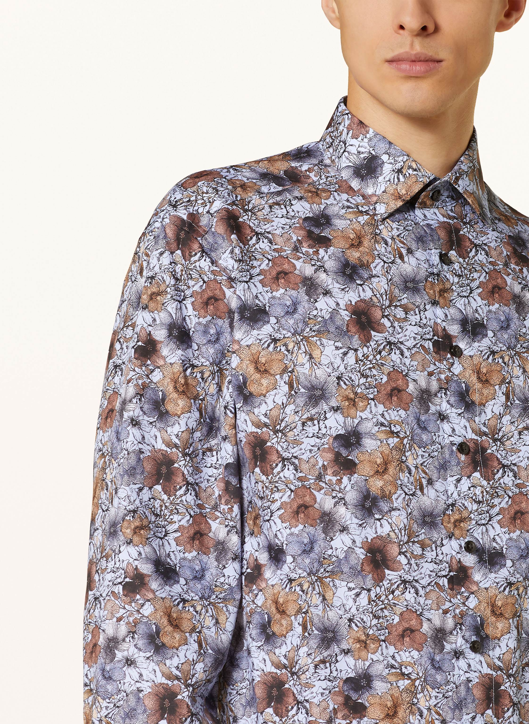 Thumbnail - Olymp Hemd Luxor Comfort Fit Mit Extralangem Arm blau