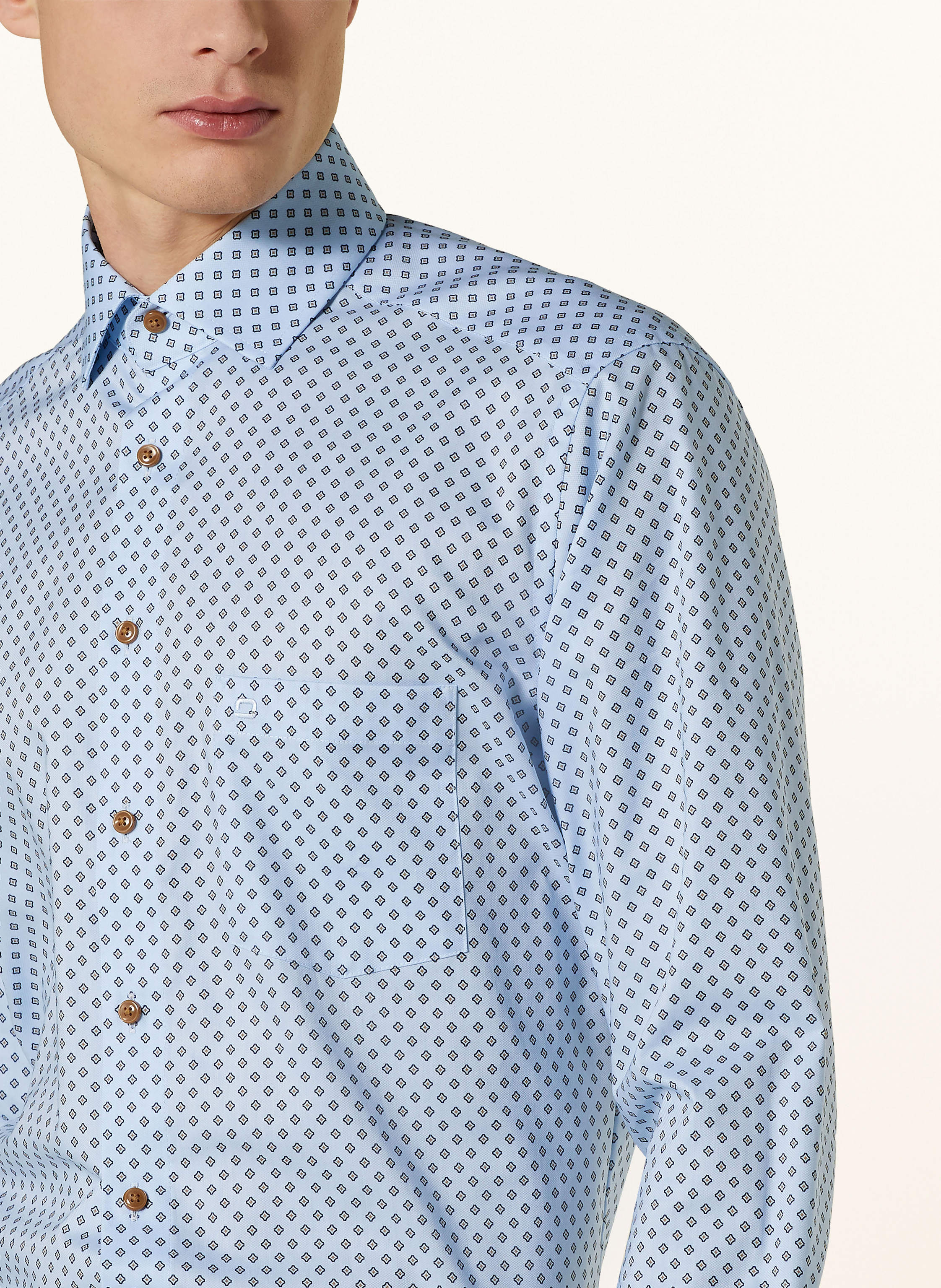 Thumbnail - Olymp Hemd Level Five Modern Fit blau