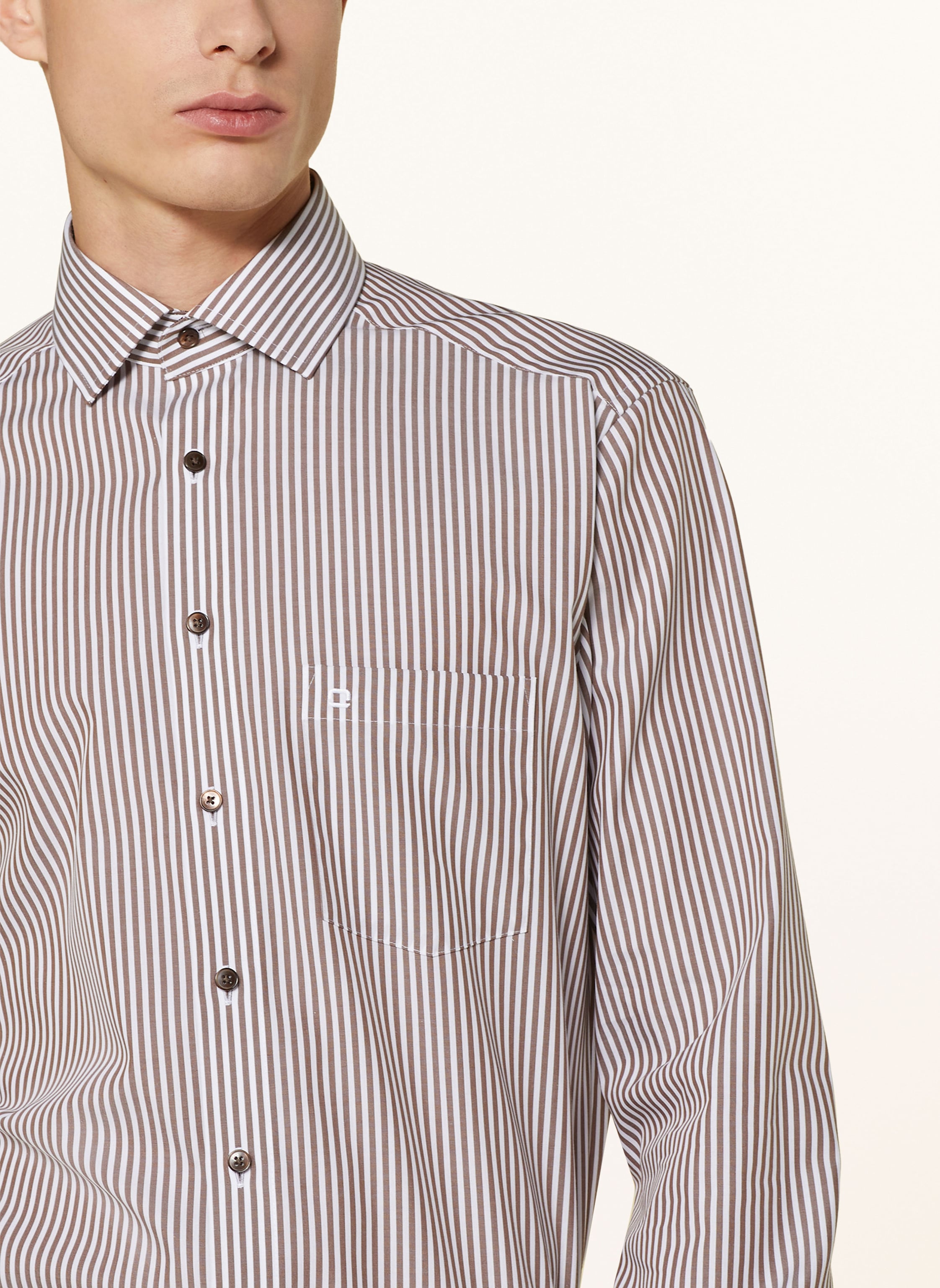 Thumbnail - Olymp Hemd Level Five Modern Fit braun