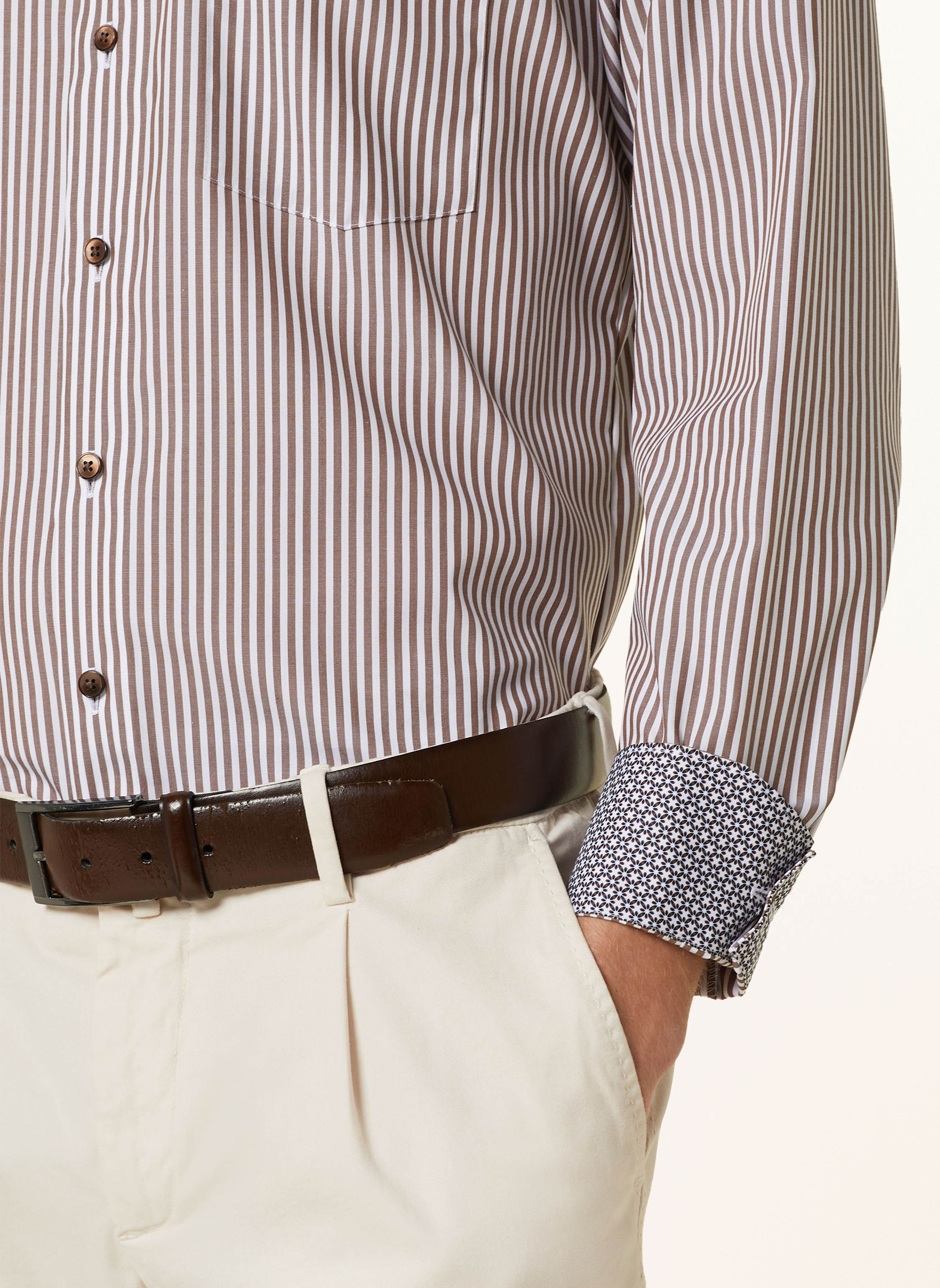 Thumbnail - Olymp Hemd Level Five Modern Fit braun