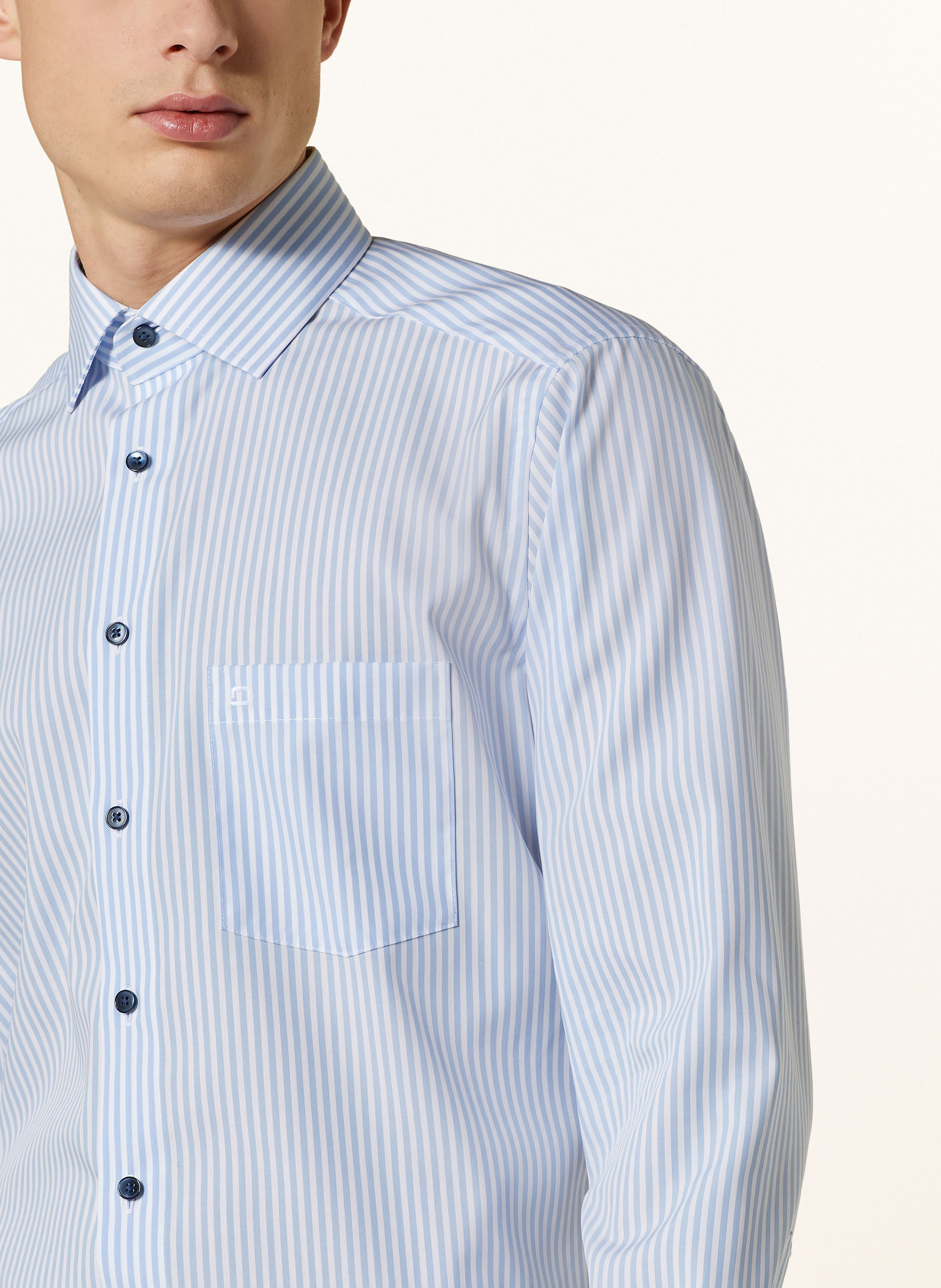 Thumbnail - Olymp Hemd Level Five Modern Fit blau