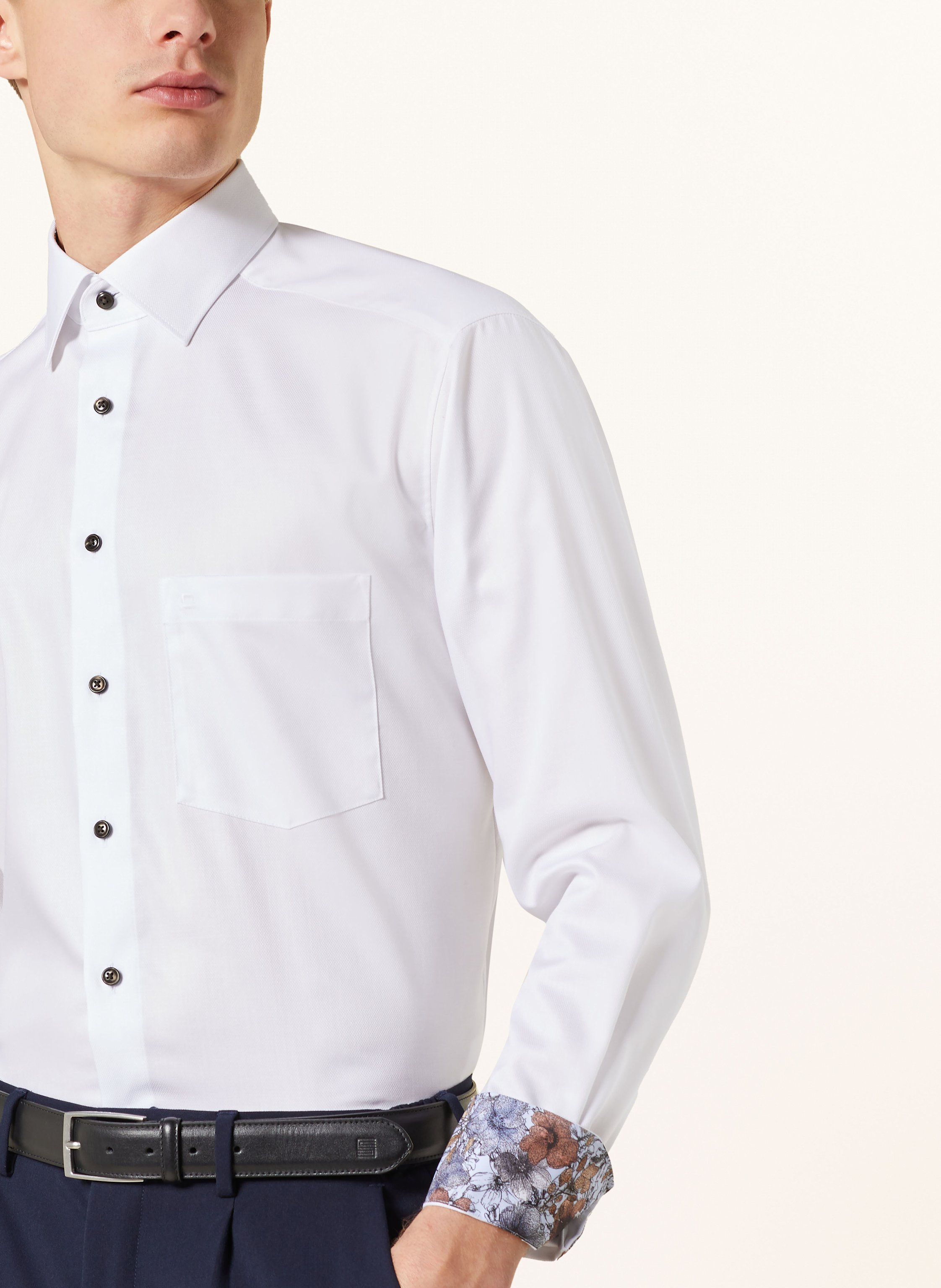 Thumbnail - Olymp Hemd Luxor Comfort Fit Mit Extralangem Arm weiss