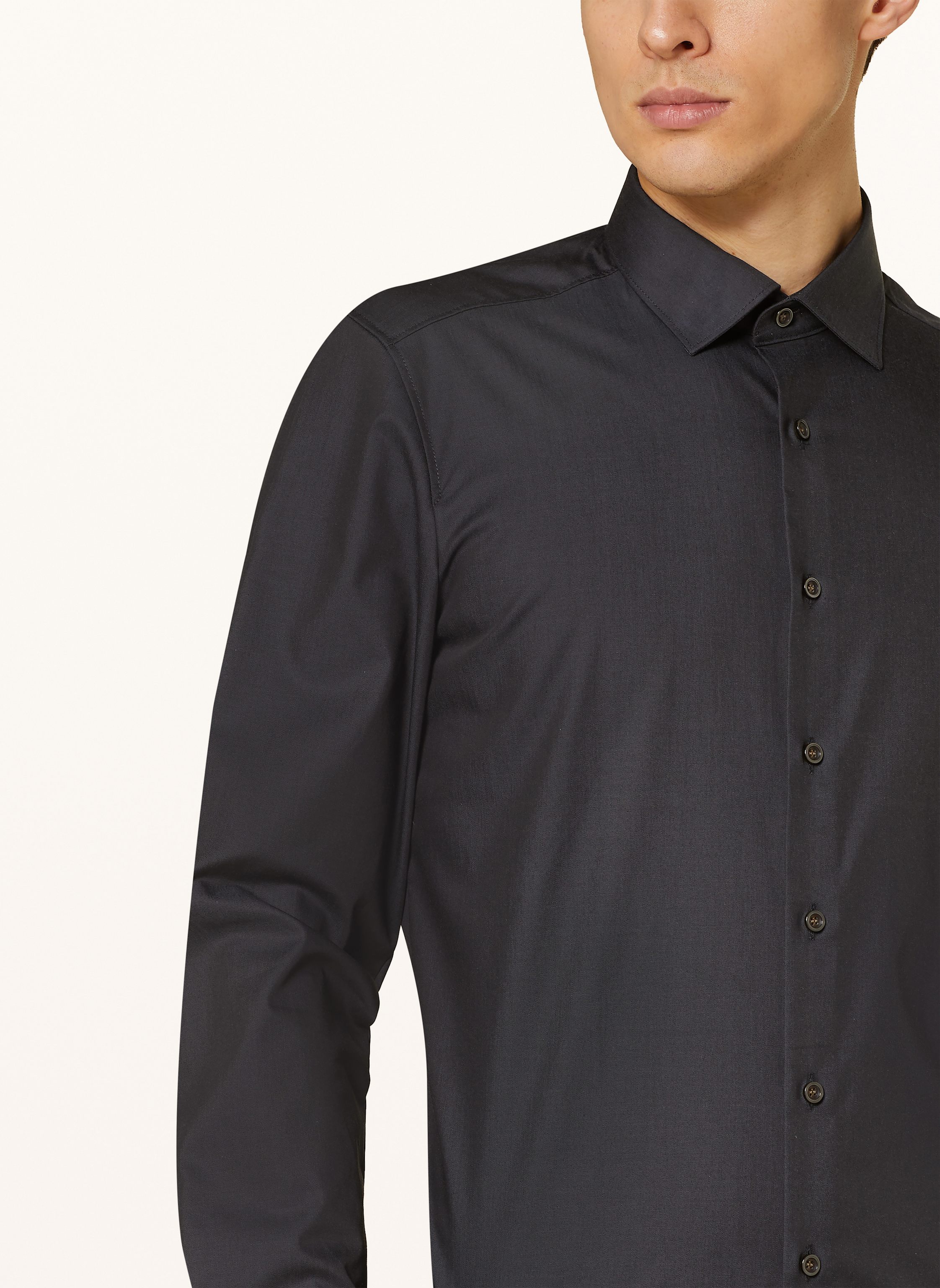 Thumbnail - Olymp Hemd Luxor Body Fit grau