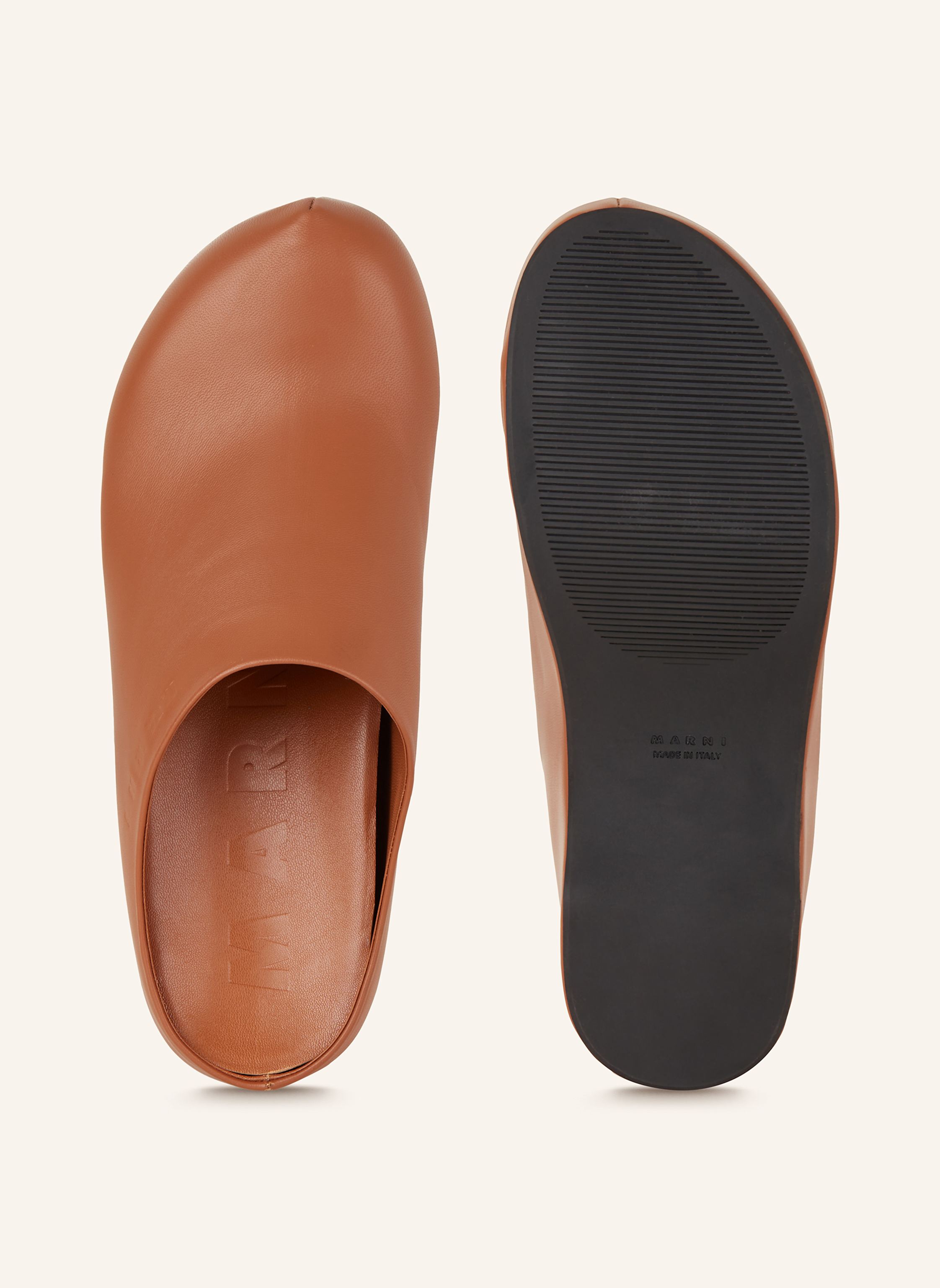 Thumbnail - Marni Plateau-Mules braun