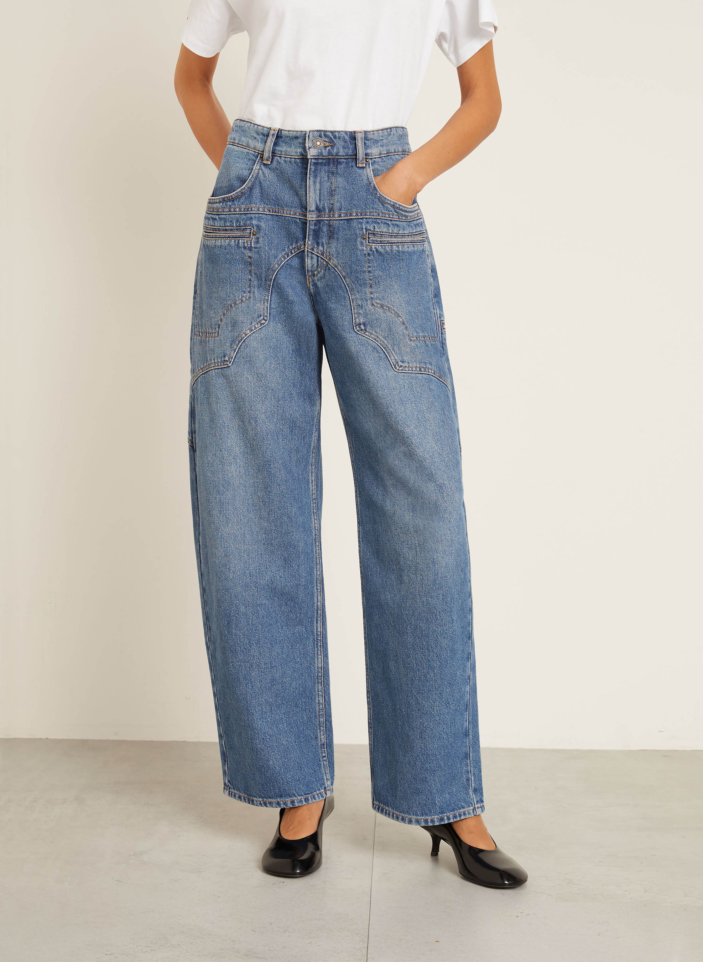 Thumbnail - Isabel Marant Jeans Beryl blau