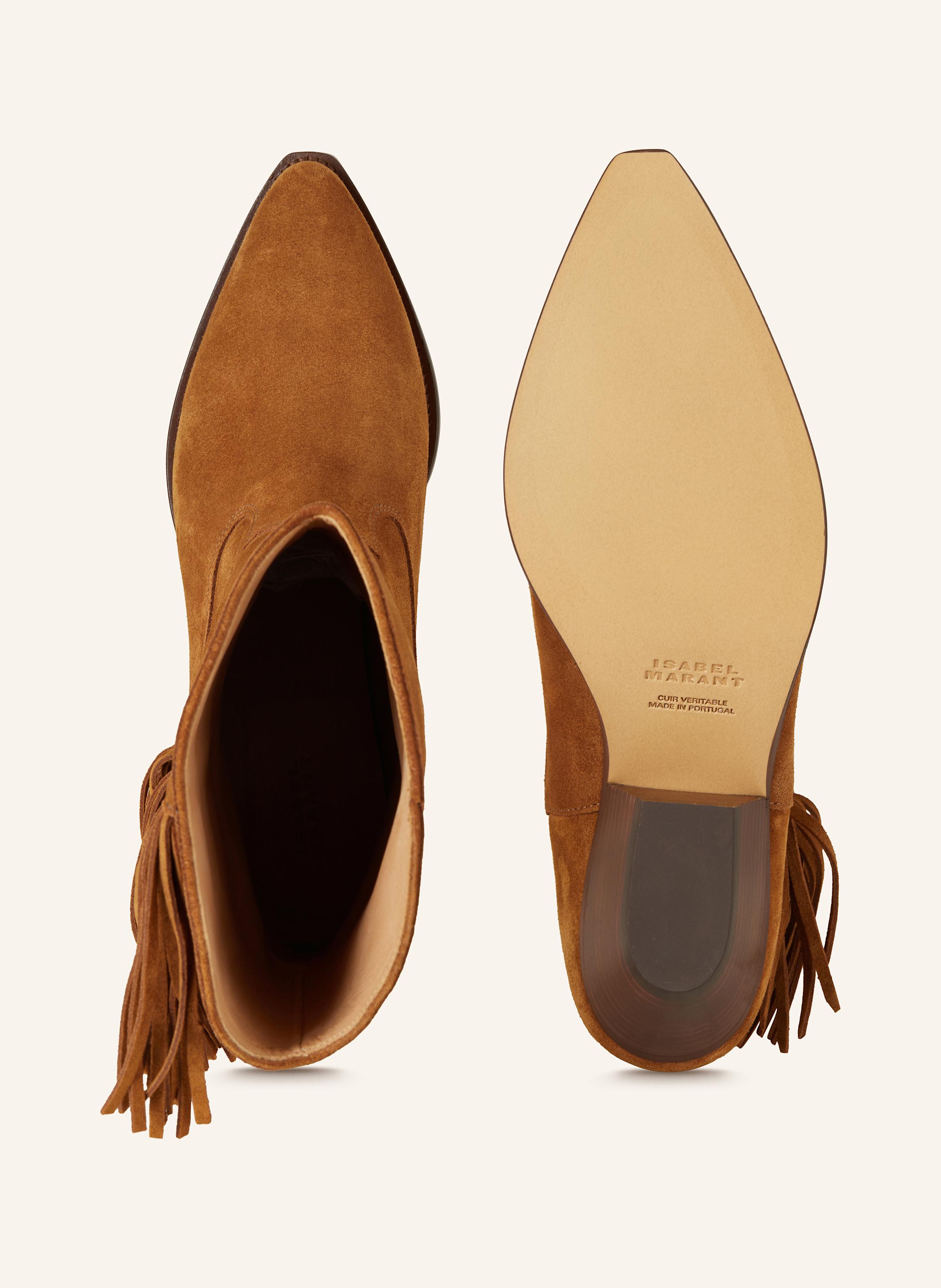 Thumbnail - Isabel Marant Cowboy Boots Duerto braun