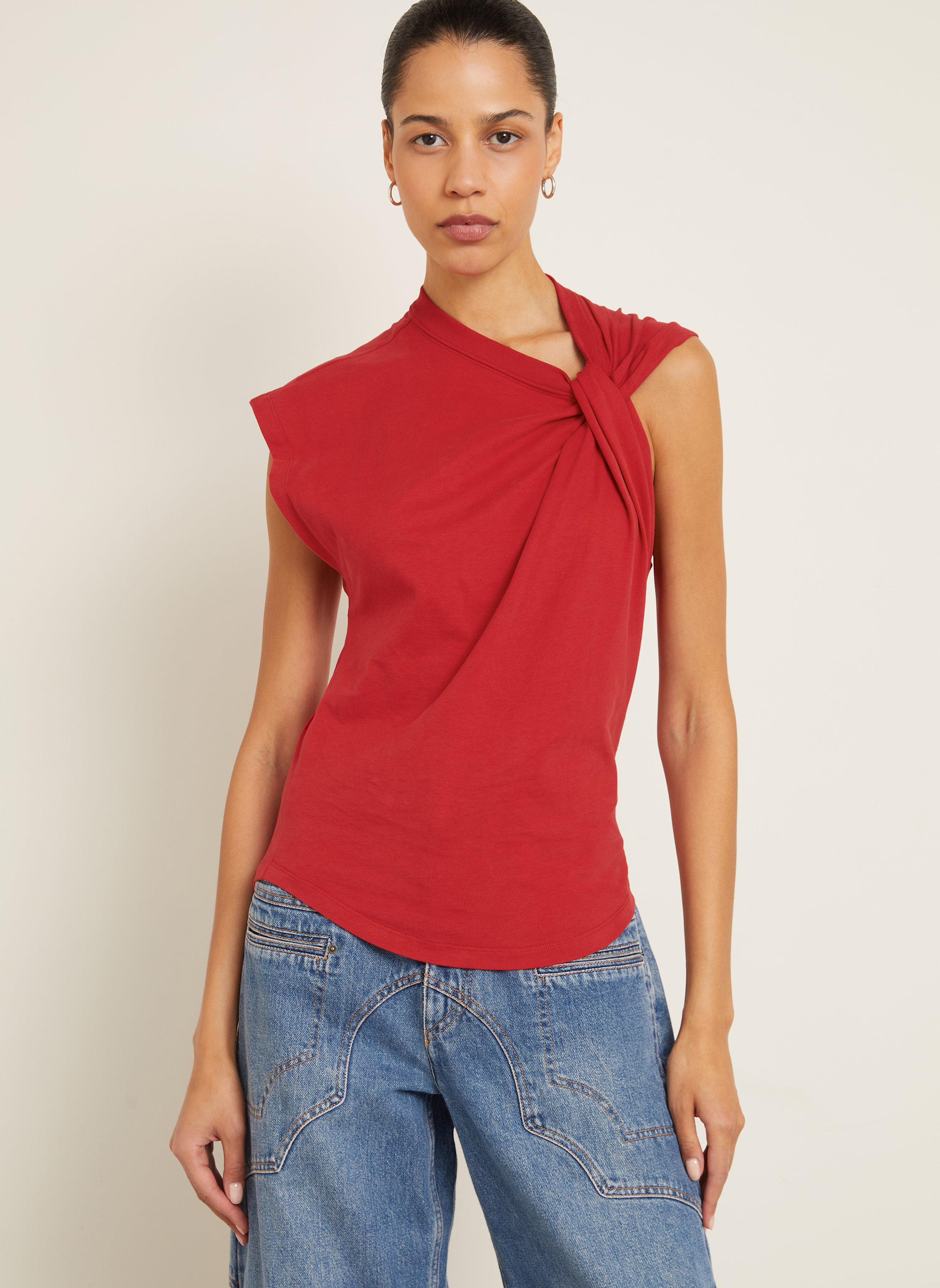 Thumbnail - Isabel Marant T-Shirt Nayda-Ga rot