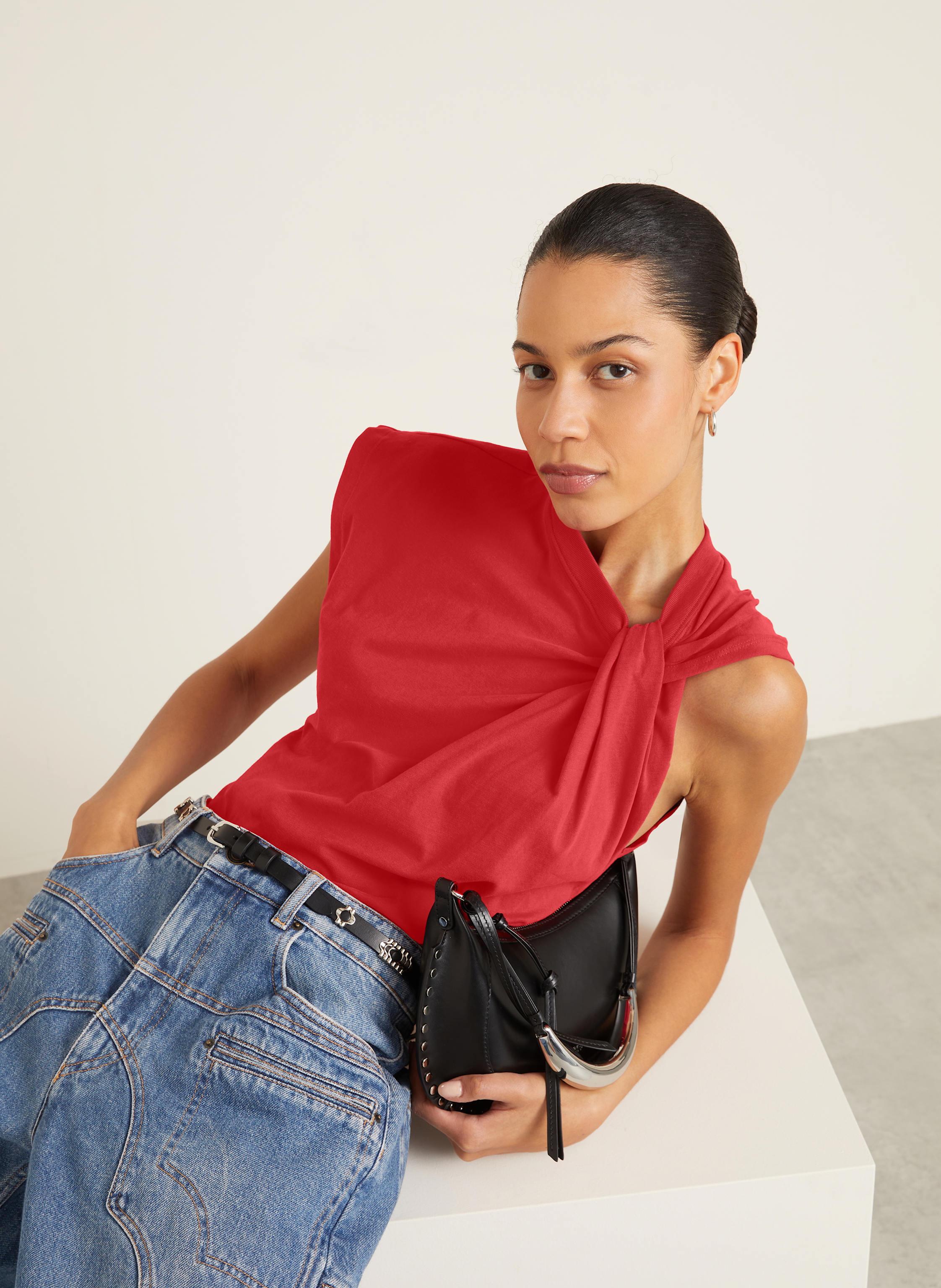 Thumbnail - Isabel Marant T-Shirt Nayda-Ga rot