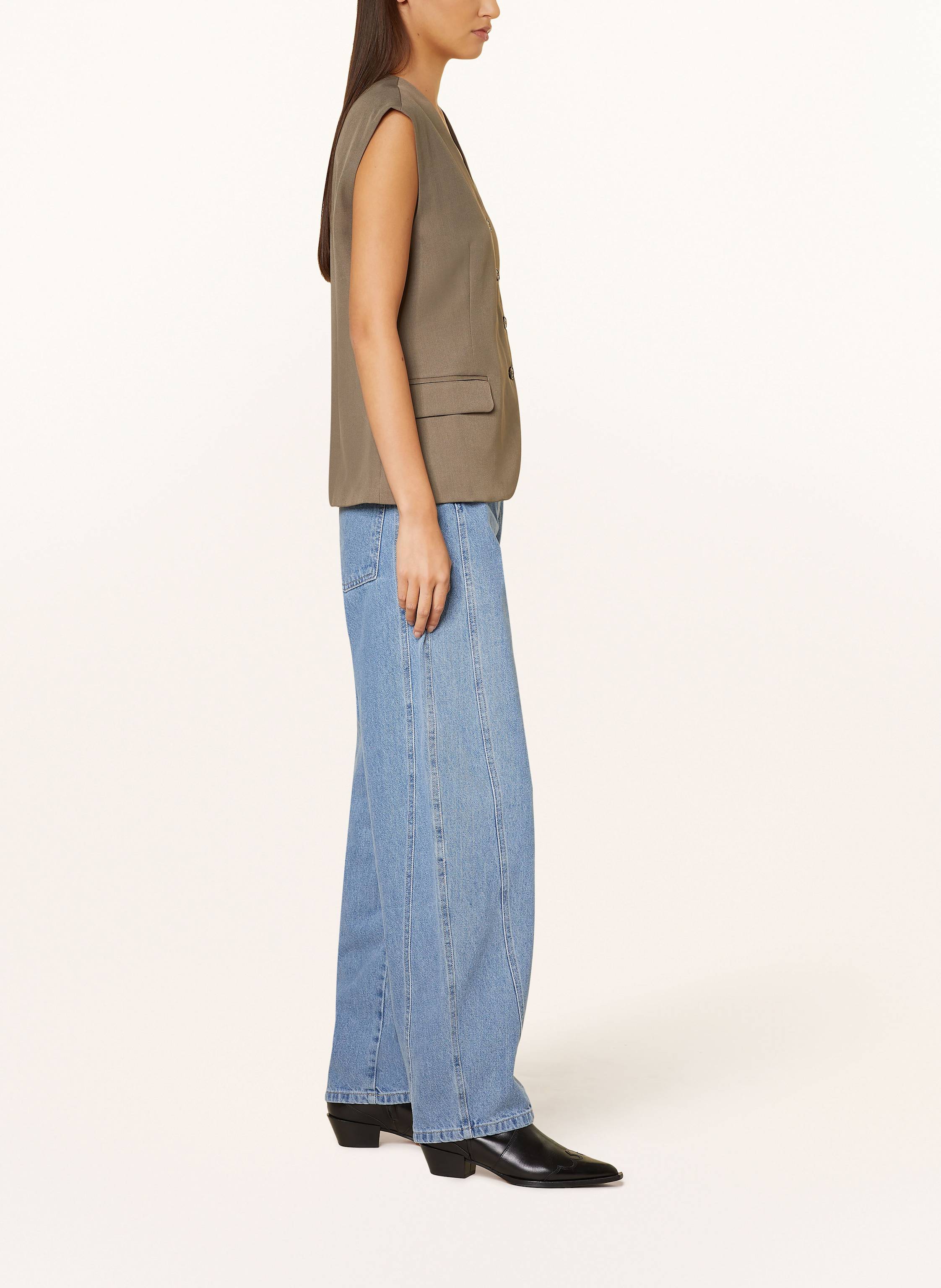 Thumbnail - Neo Noir Mom Jeans Hazen blau