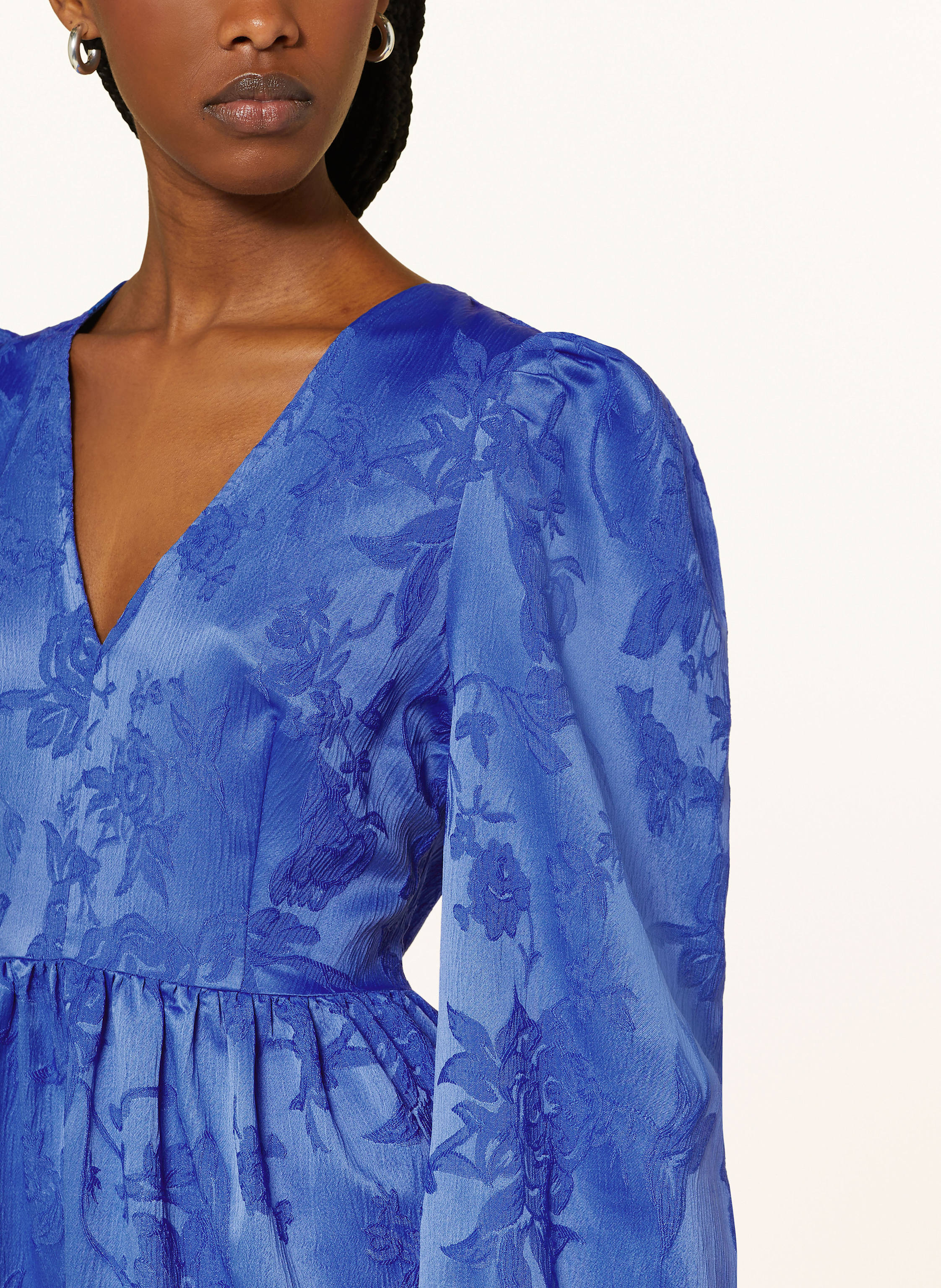 Thumbnail - Neo Noir Jacquard-Kleid Lillibet blau