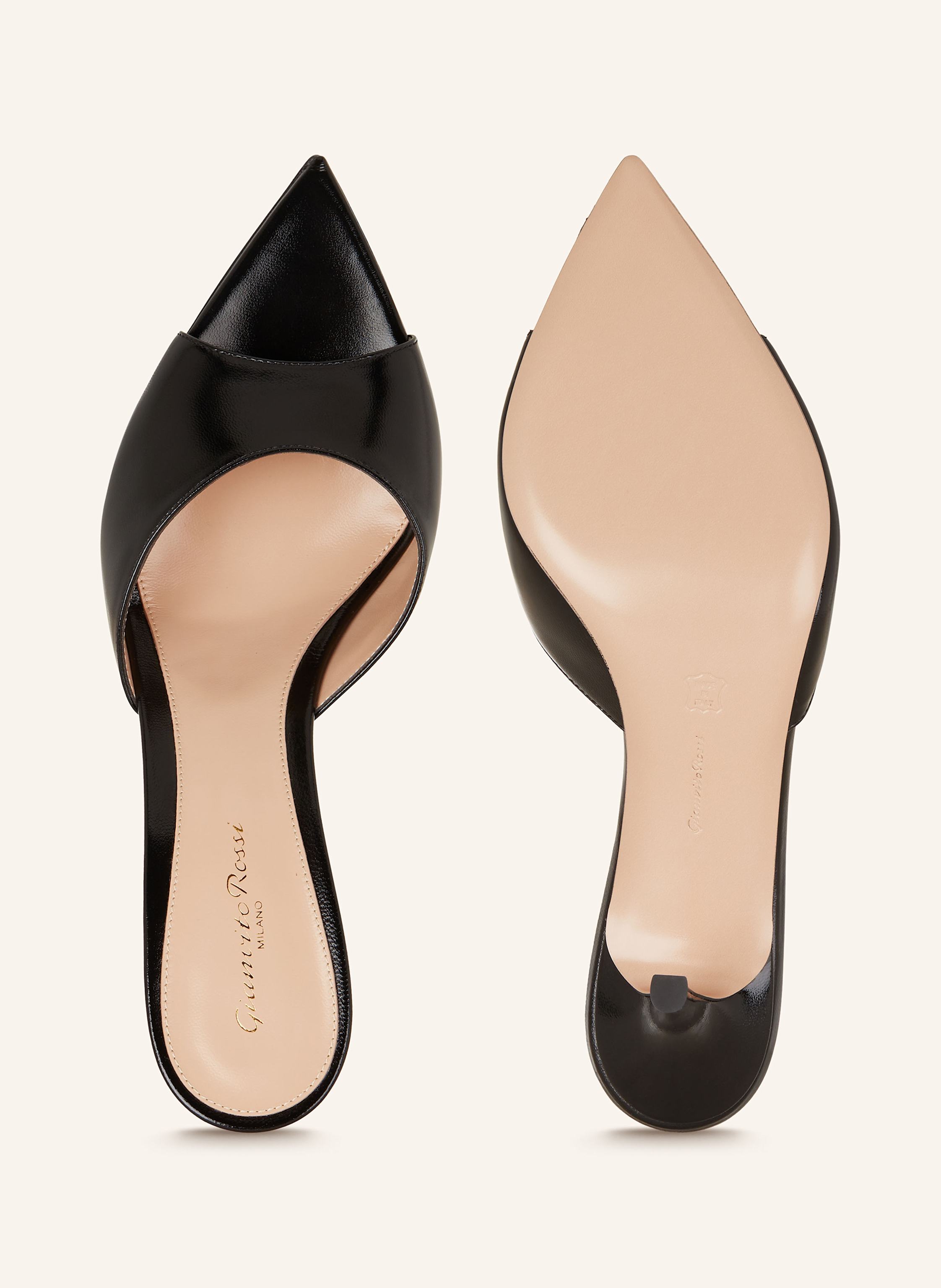 Thumbnail - Gianvito Rossi Mules Nuit schwarz