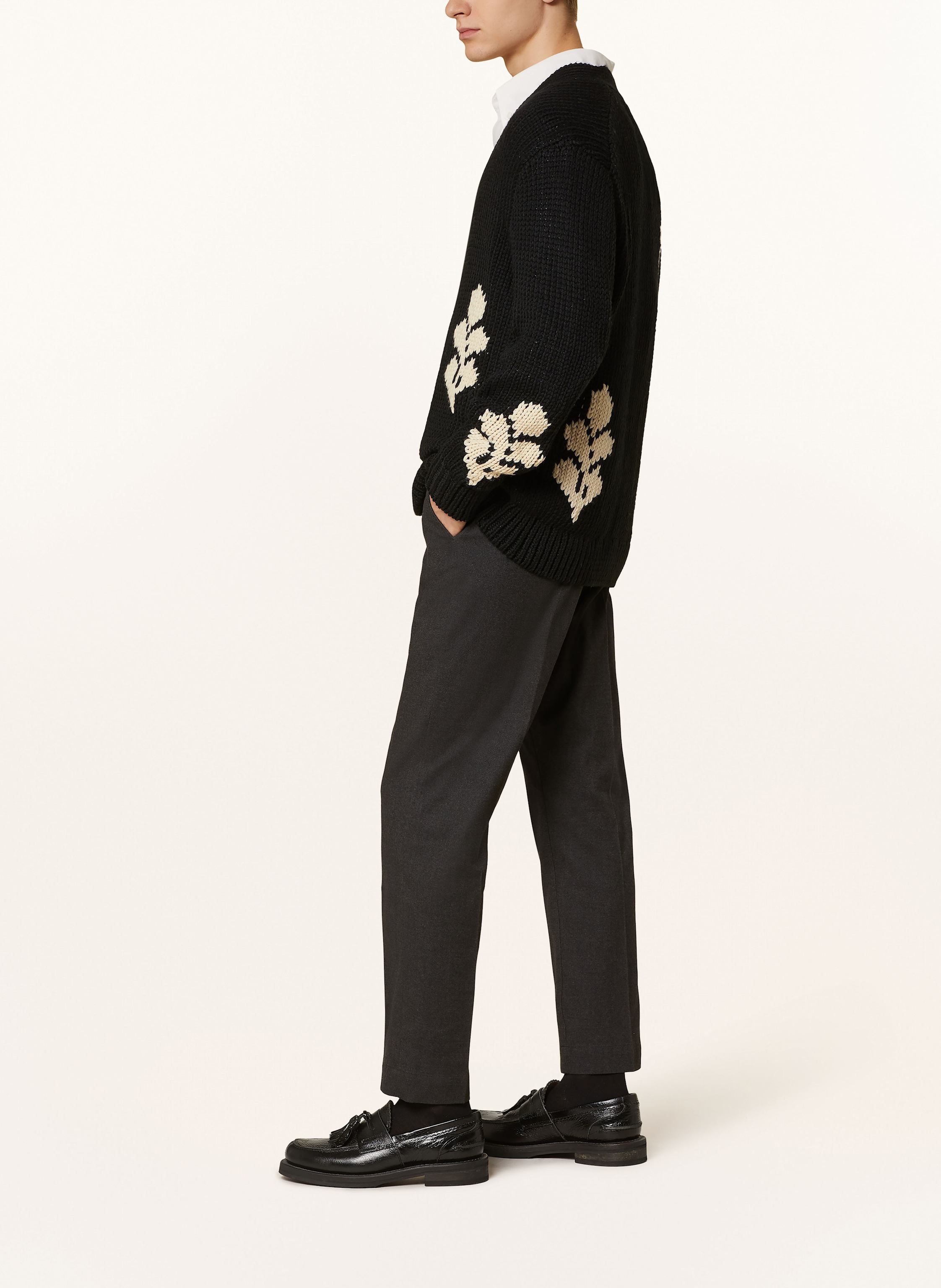 Thumbnail - Nn.07 Chino Billie Im Jogging-Stil Regular Fit grau