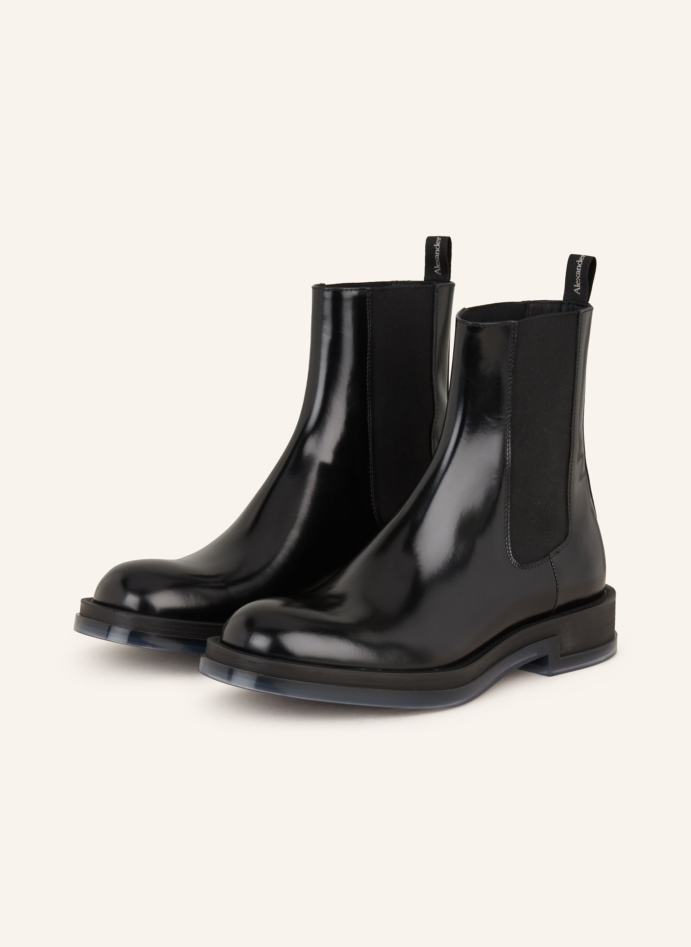 Alexander McQUEEN Chelsea Boots in schwarz