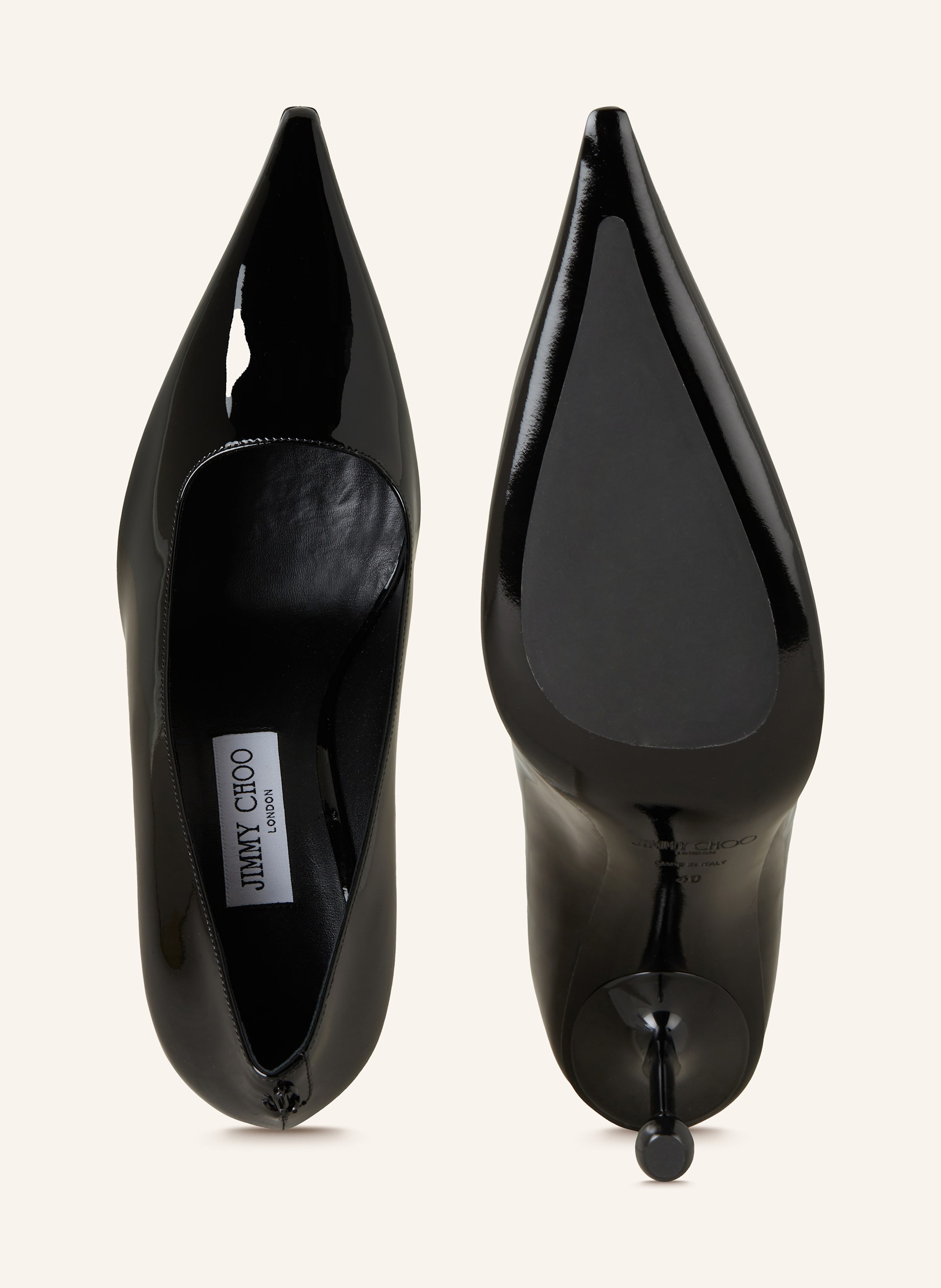 Thumbnail - Jimmy Choo Lack-Pumps Ixia 95 schwarz
