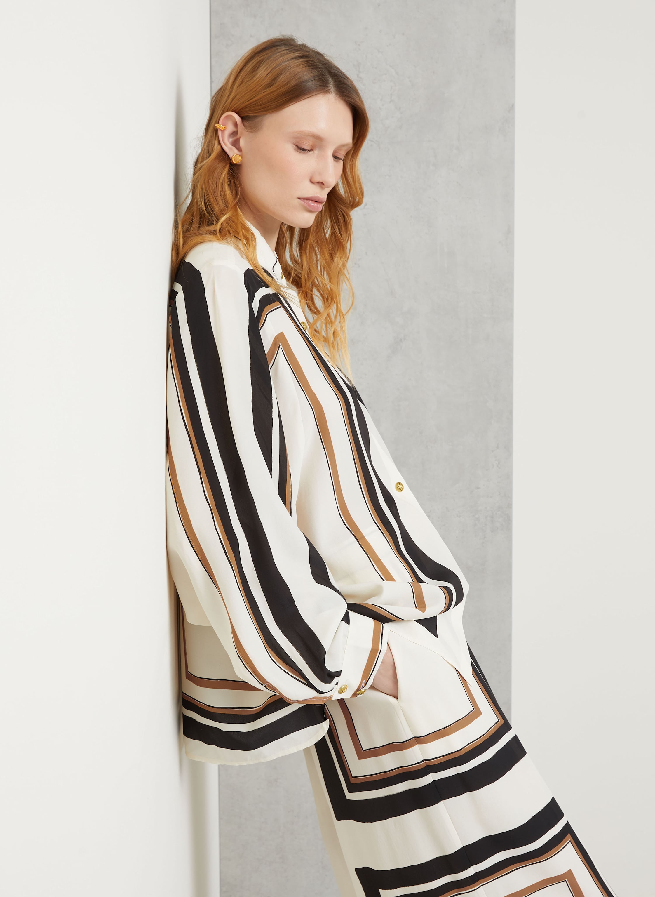 Thumbnail - Zimmermann Oversized-Hemdbluse Mit Seide weiss