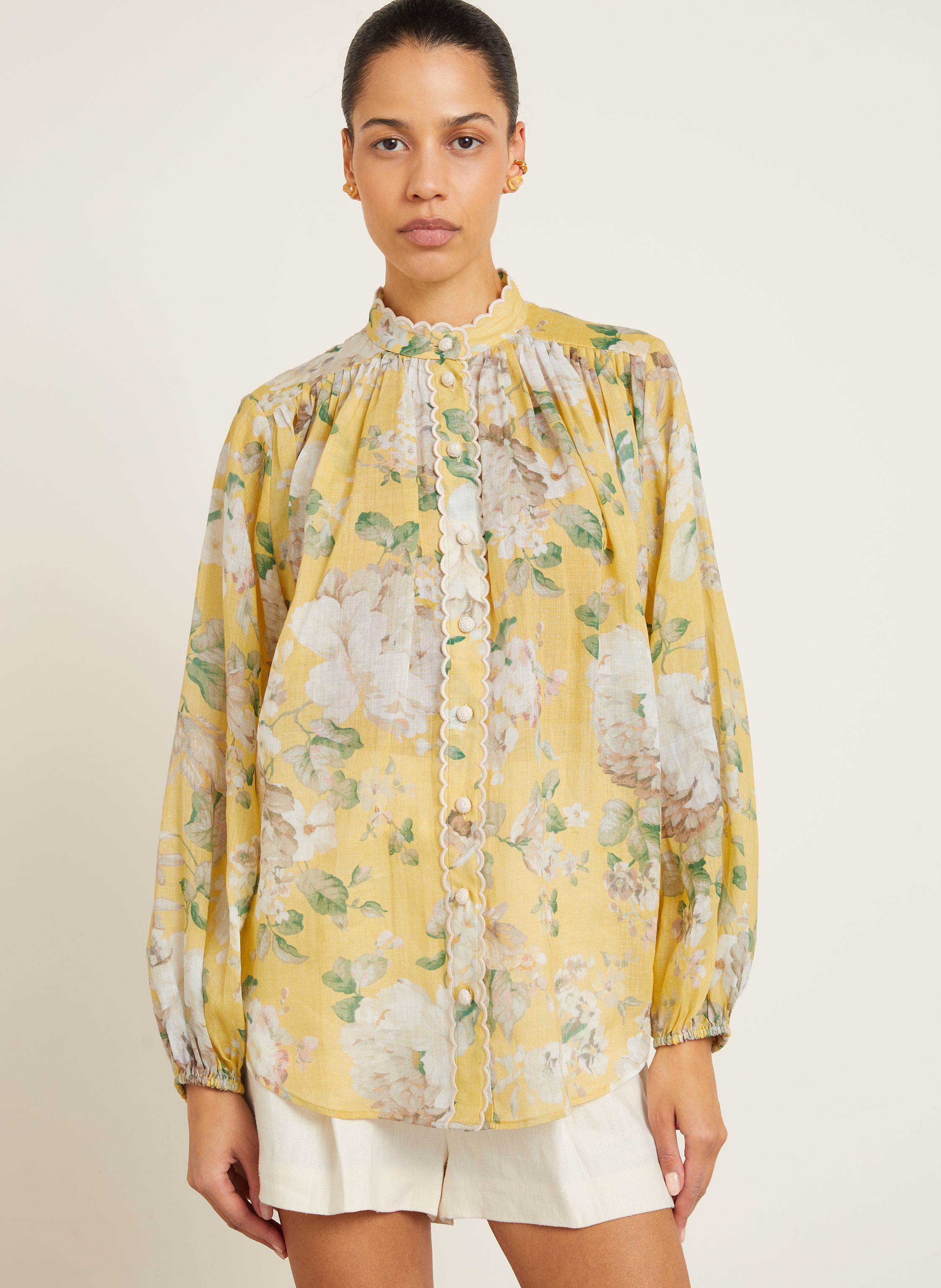 Thumbnail - Zimmermann Hemdbluse Acacia gelb