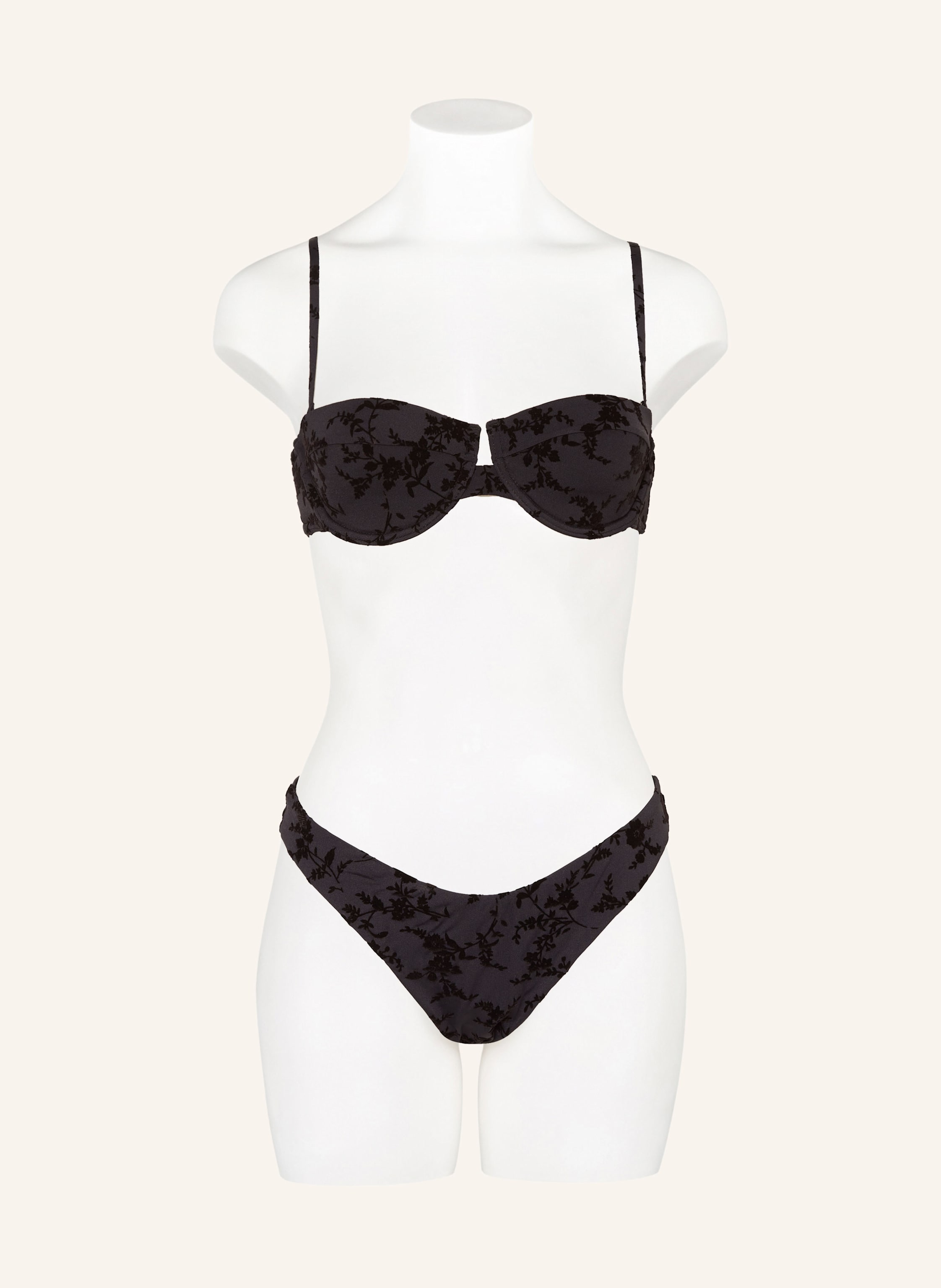 Thumbnail - Zimmermann Bandeau-Bikini-Top Wylie schwarz