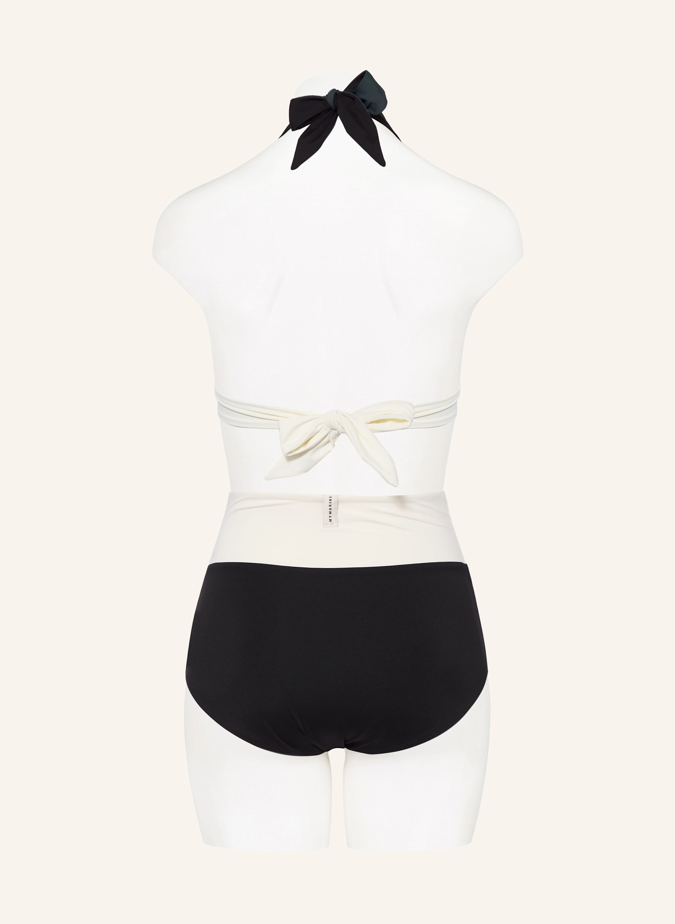 Thumbnail - Mymarini High-Waist-Bikini-Hose Surfshorts Zum Wenden Mit Uv-Schutz 50+ schwarz