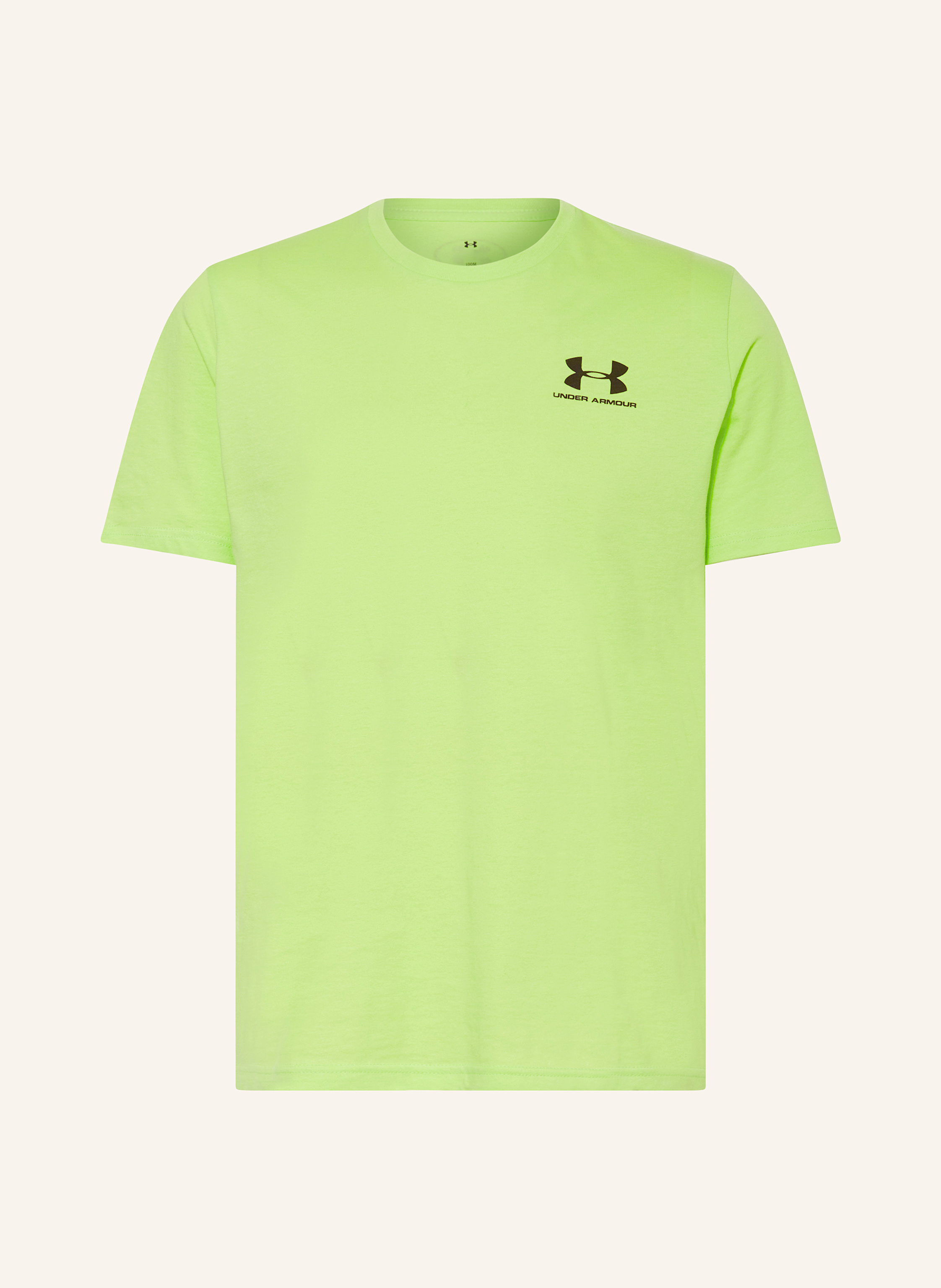 Under armour neon t shirt on sale