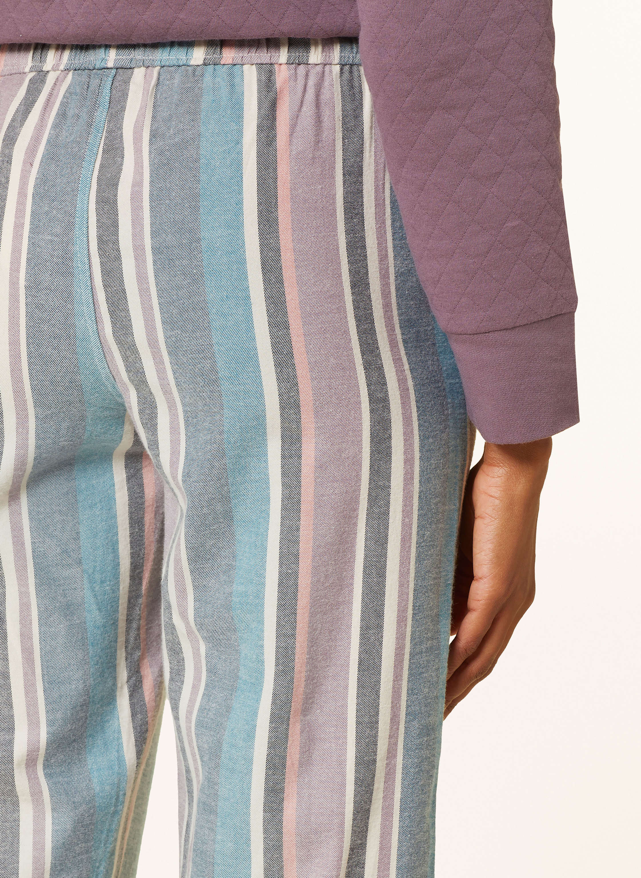 Thumbnail - Schiesser Schlafhose Mix+Relax Aus Flanell beige