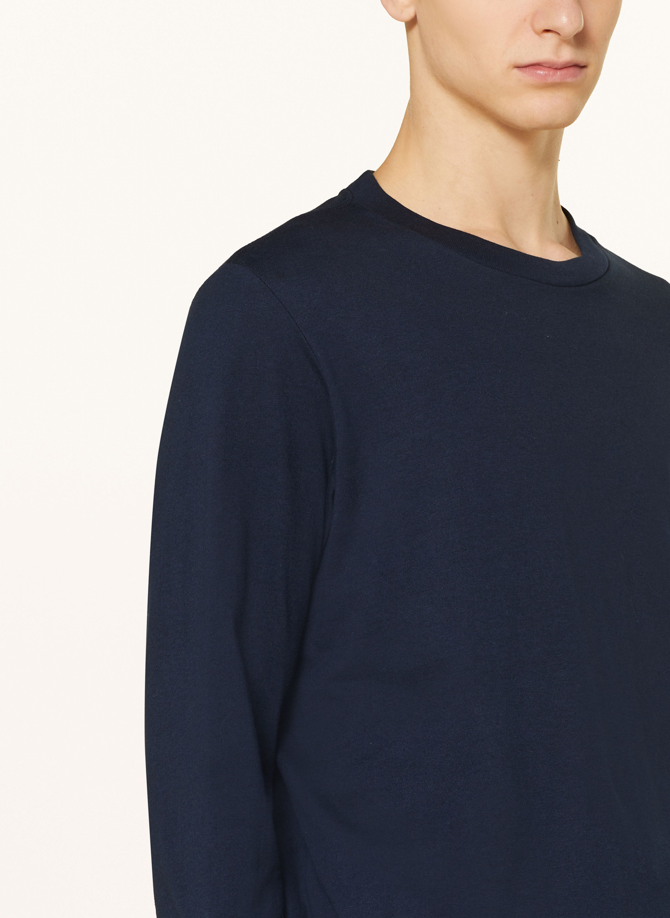 Thumbnail - Schiesser Schlafshirt Mix+Relax blau