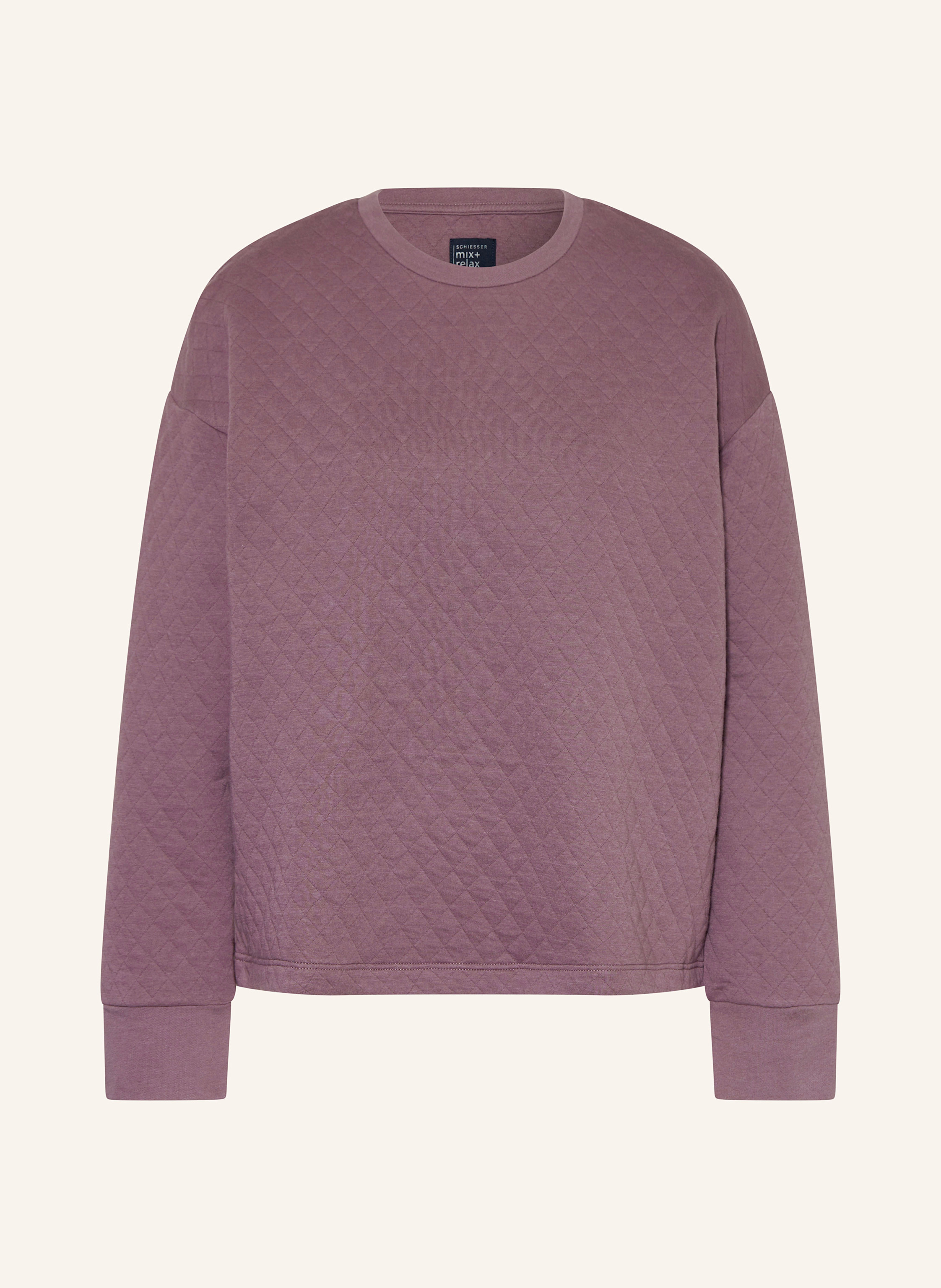 Schiesser Lounge-Sweatshirt Mix+Relax lila