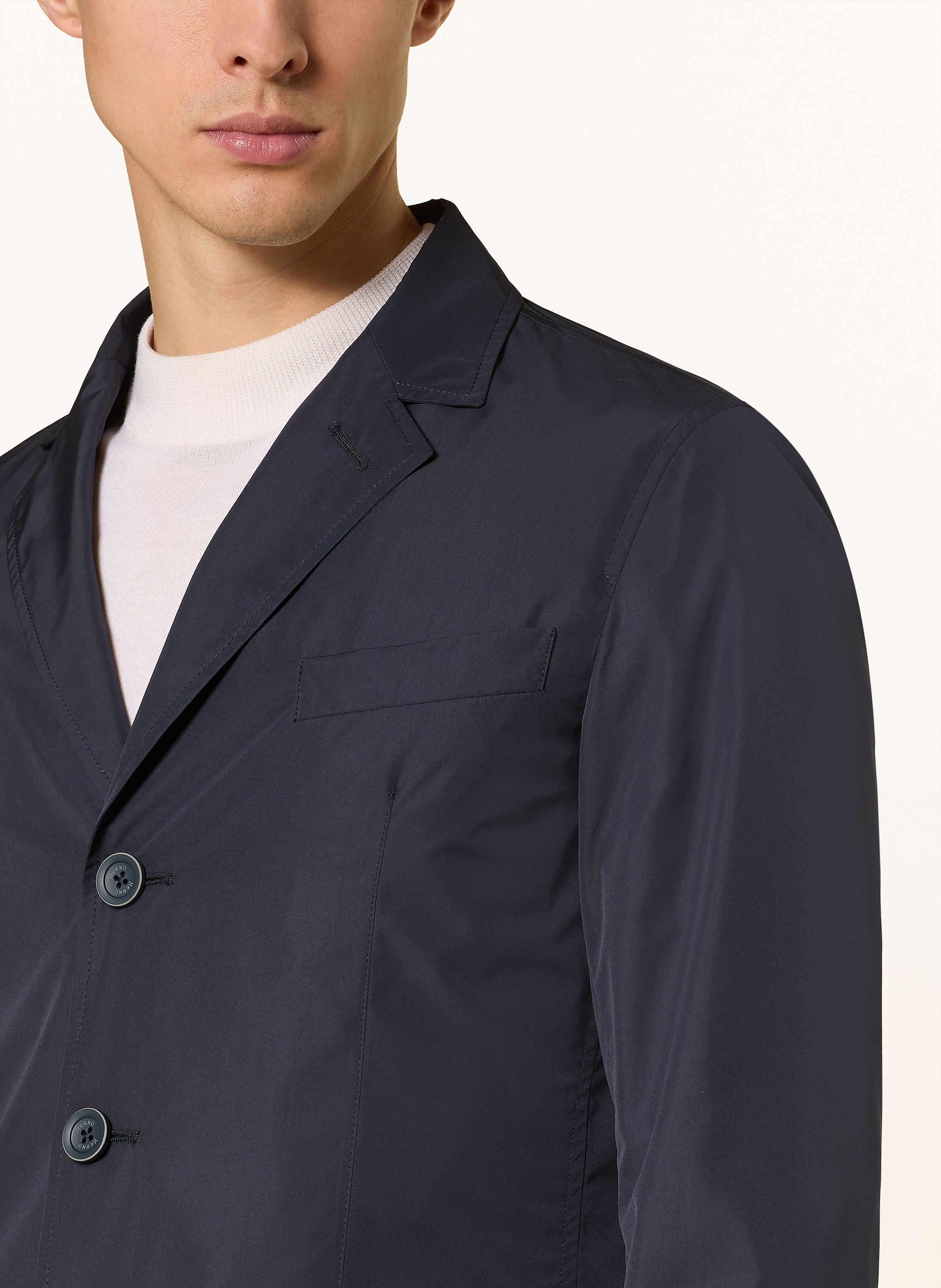 Thumbnail - Herno Sakko Slim Fit Mit Herausnehmbarer Blende blau