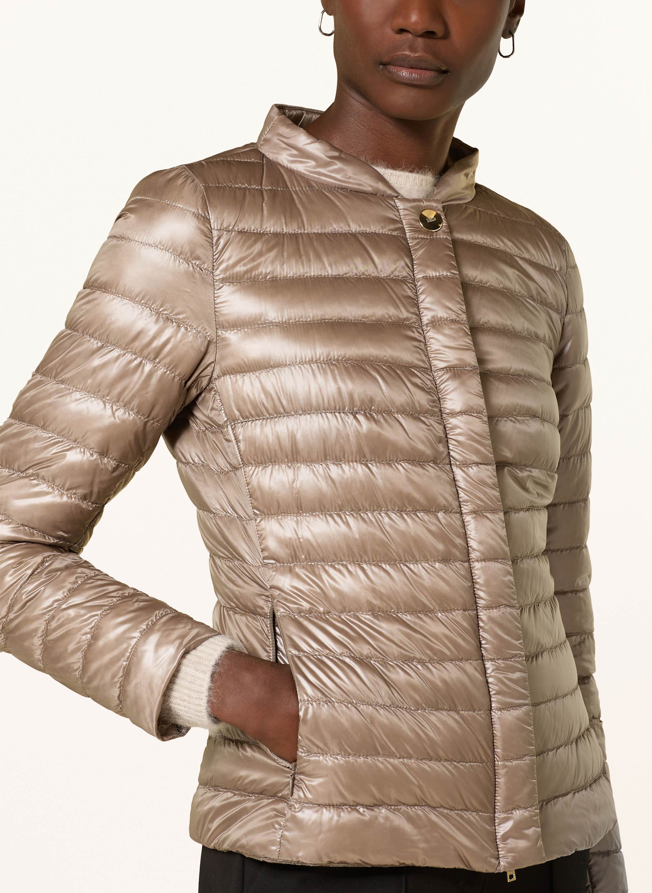 Thumbnail - Herno Lightweight-Daunenjacke beige