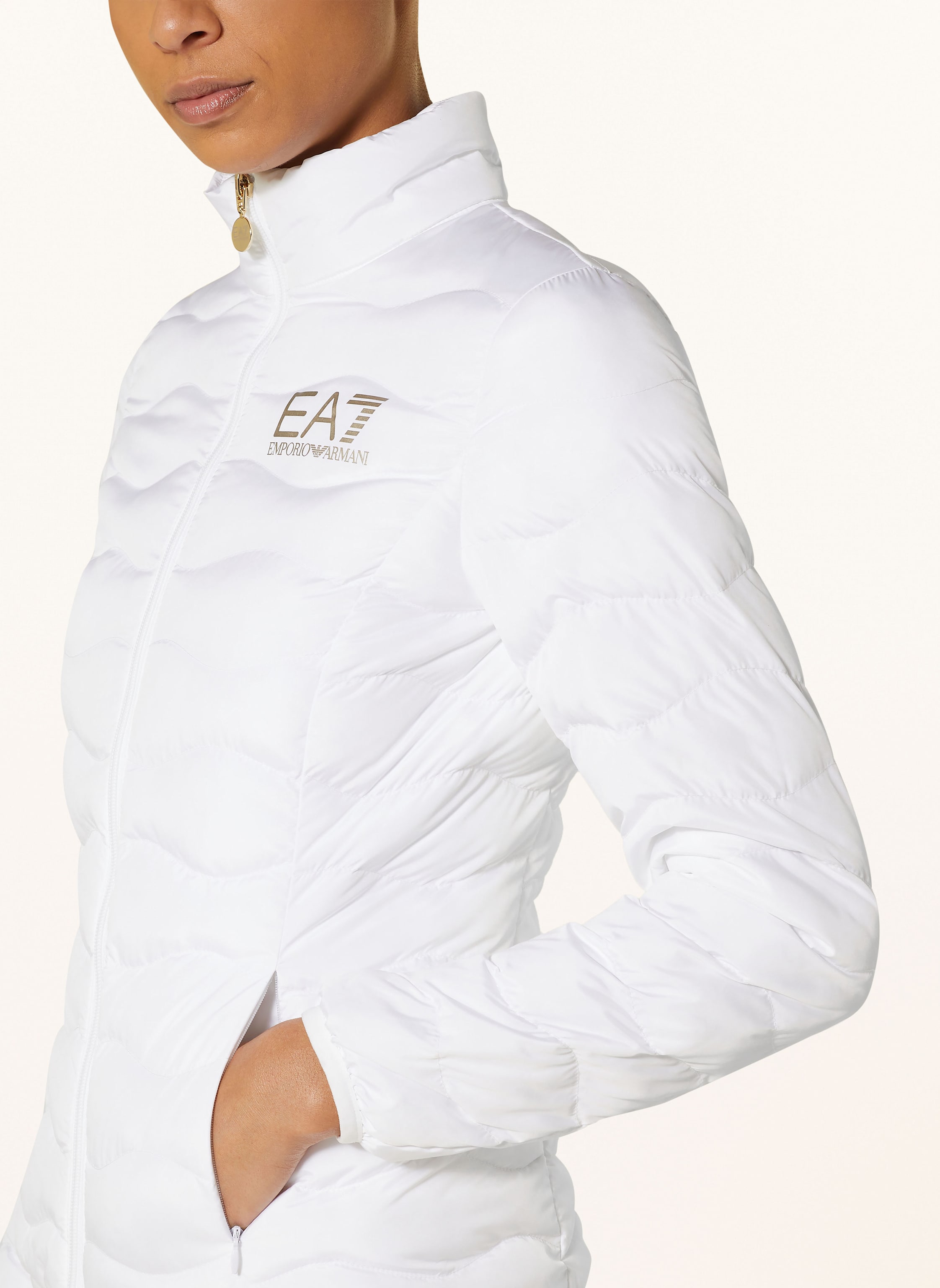 Thumbnail - ea7 Emporio Armani Steppjacke Train Core weiss