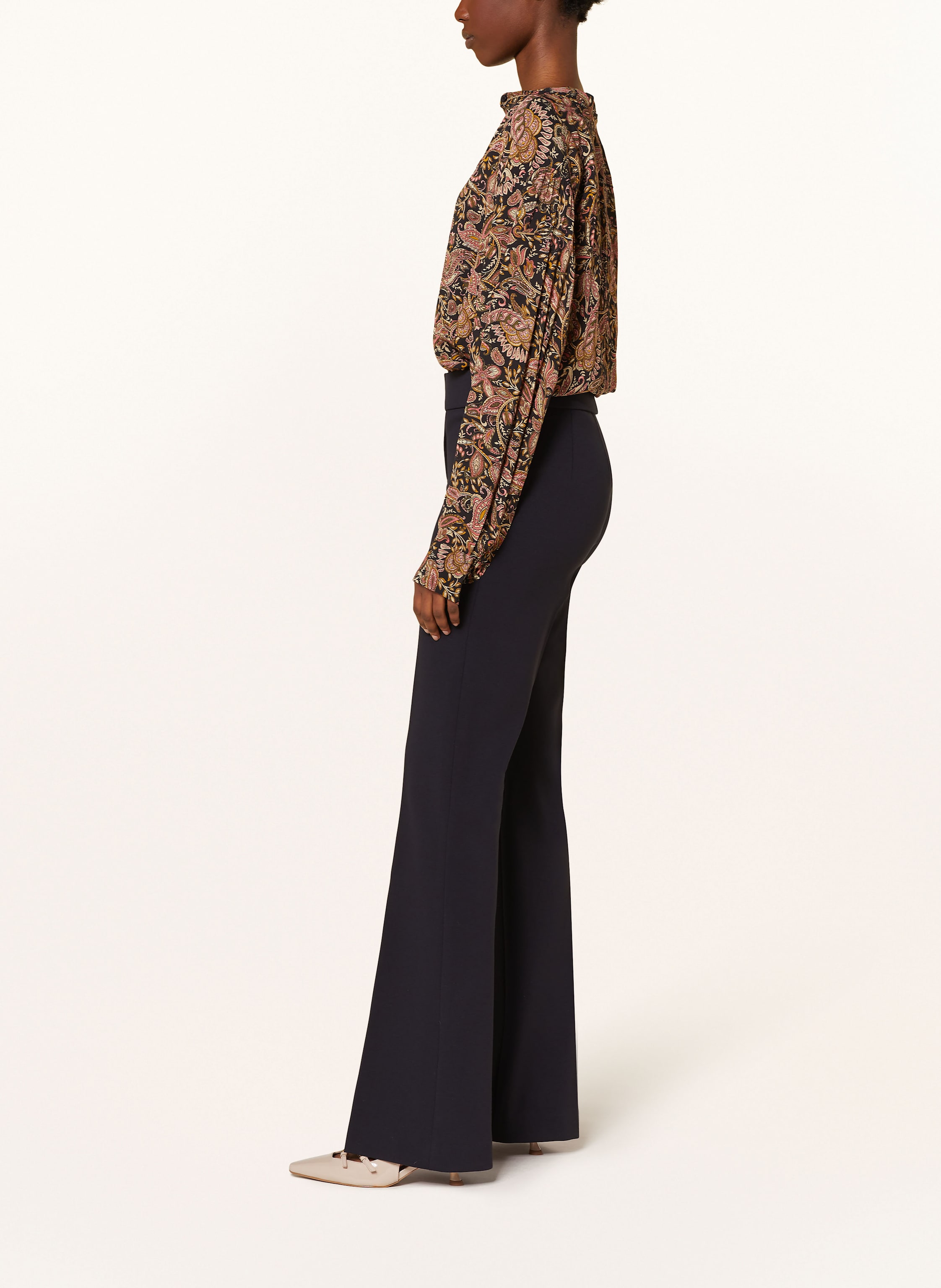 Thumbnail - Seductive Bootcut-Hose Nanou Aus Jersey blau