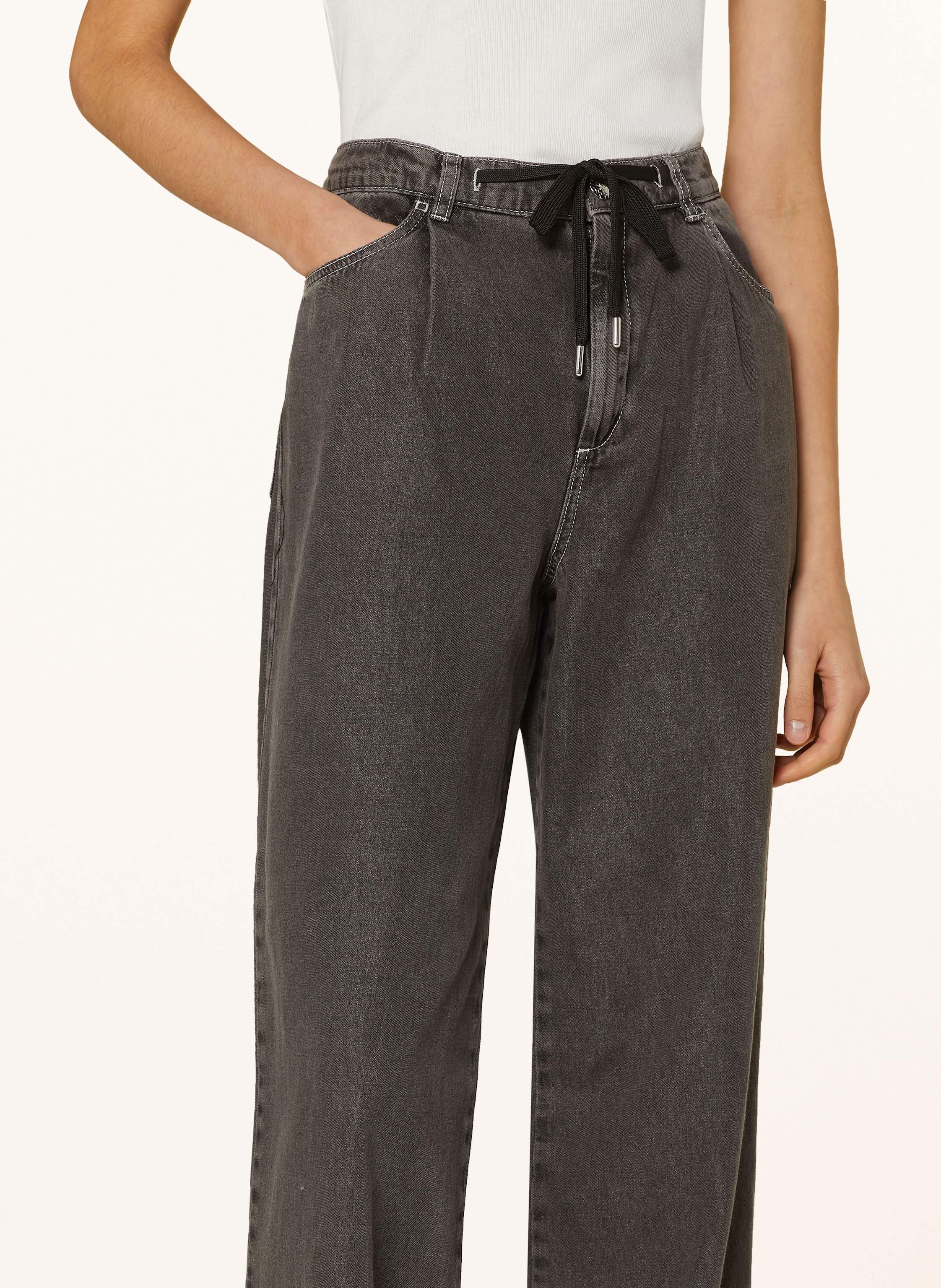 Thumbnail - Baum Und Pferdgarten Straight Jeans Nanny grau