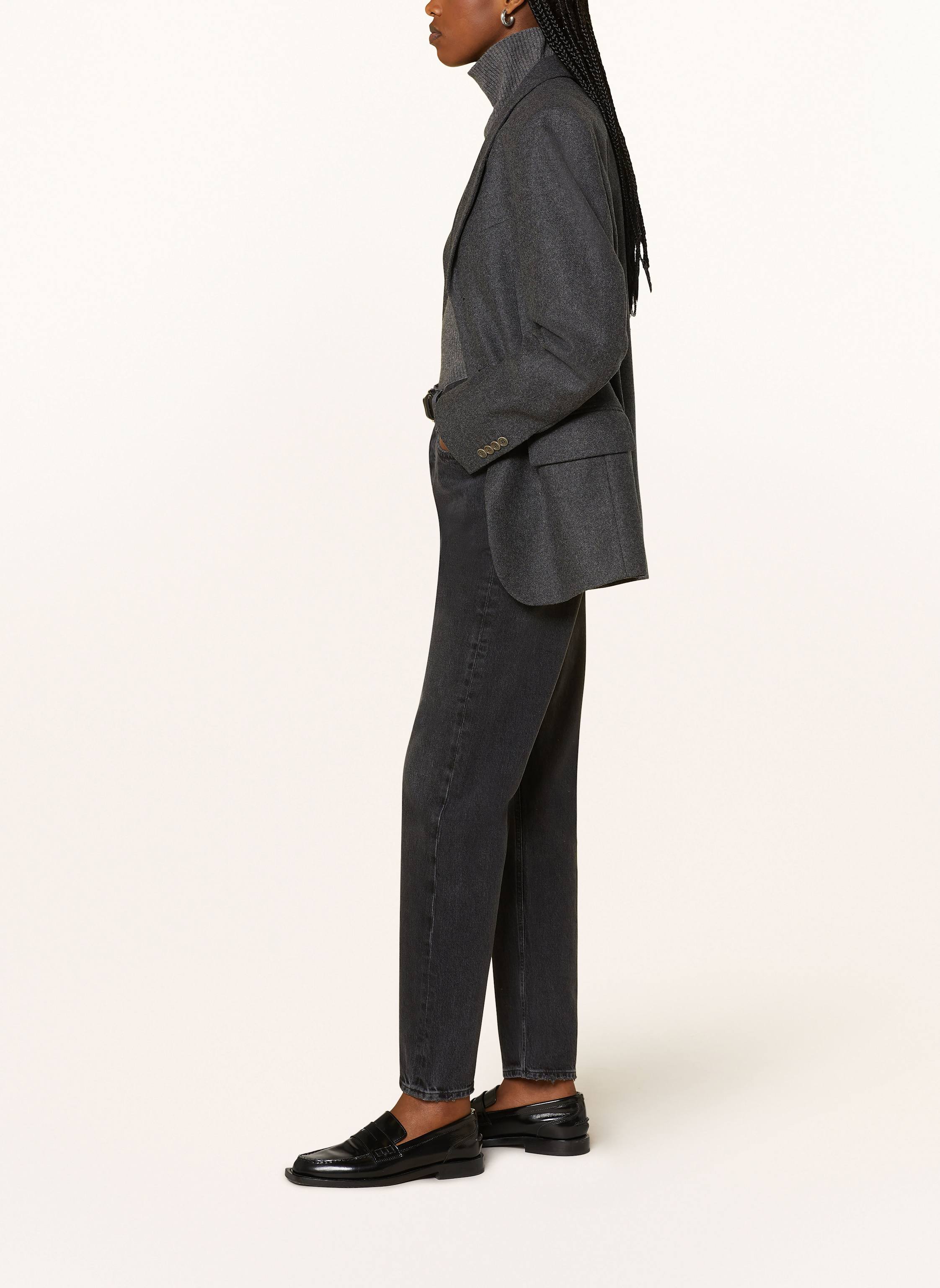 Thumbnail - Agolde Straight Jeans 90's Pinch Waist schwarz