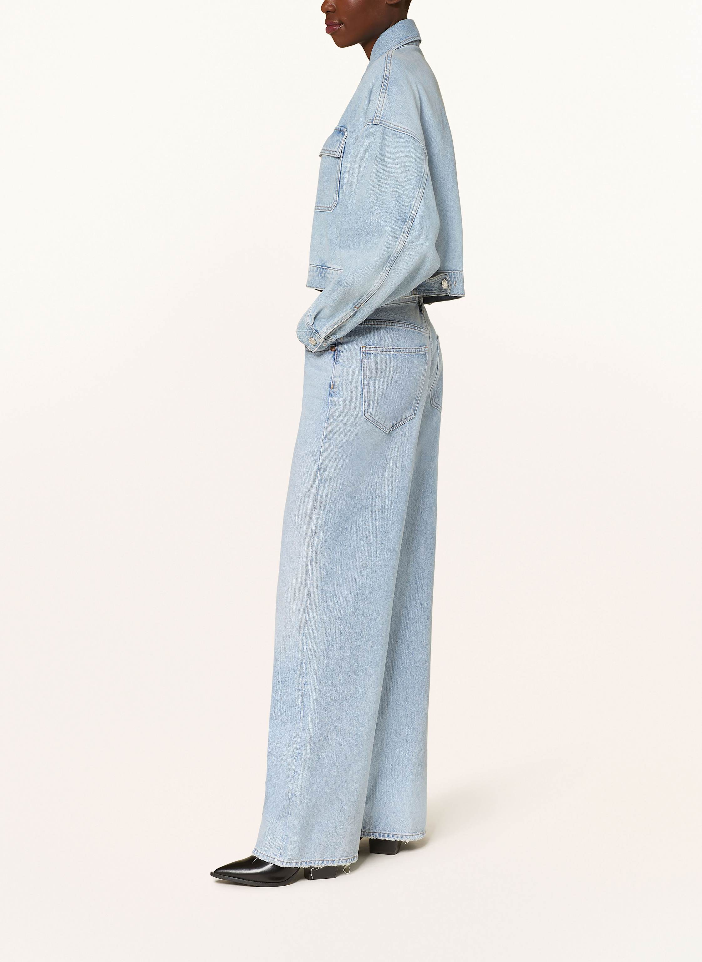 Thumbnail - Agolde Straight Jeans Dame blau