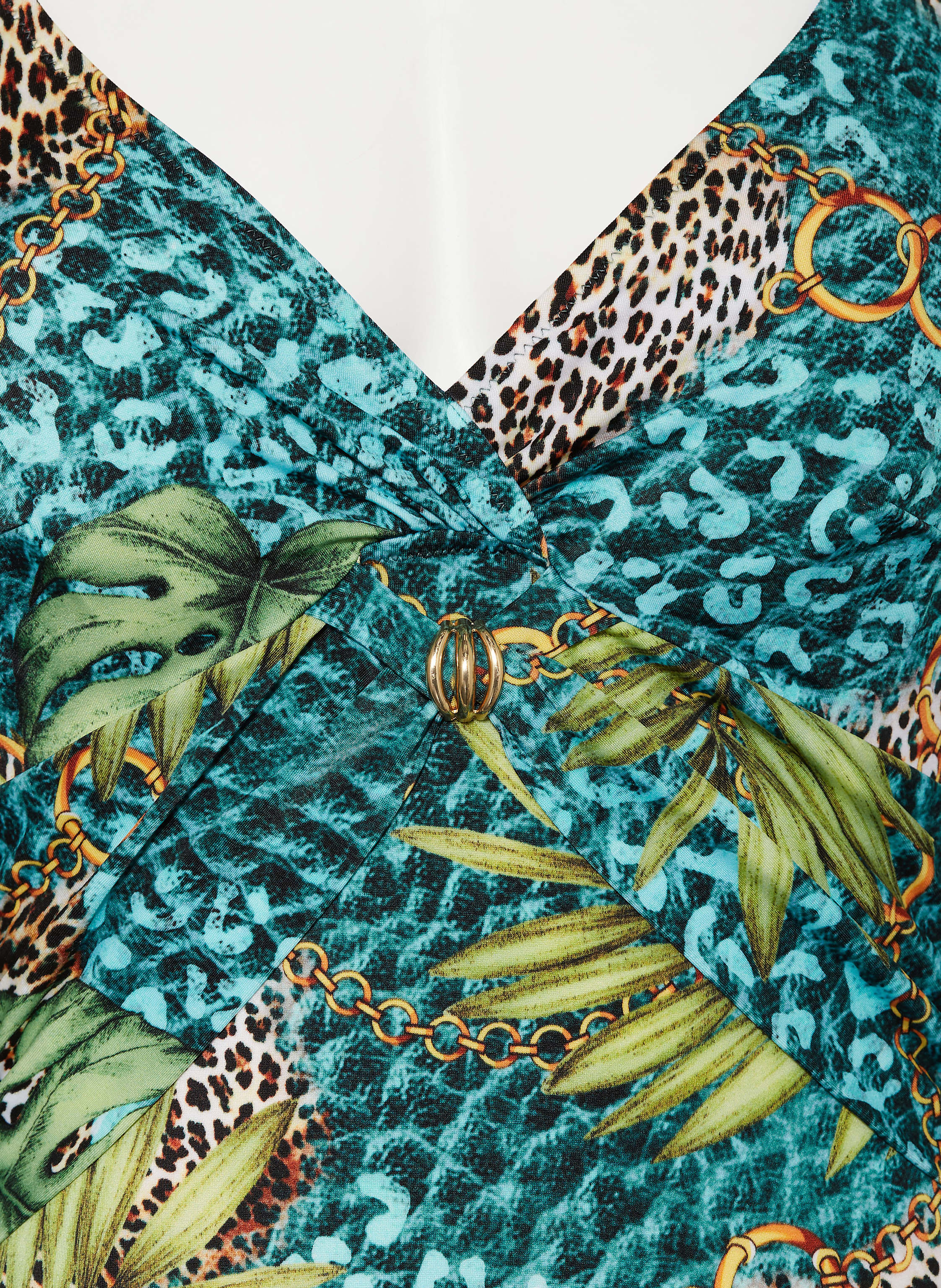 Thumbnail - Charmline Shape-Badeanzug Jungle Jewels gruen