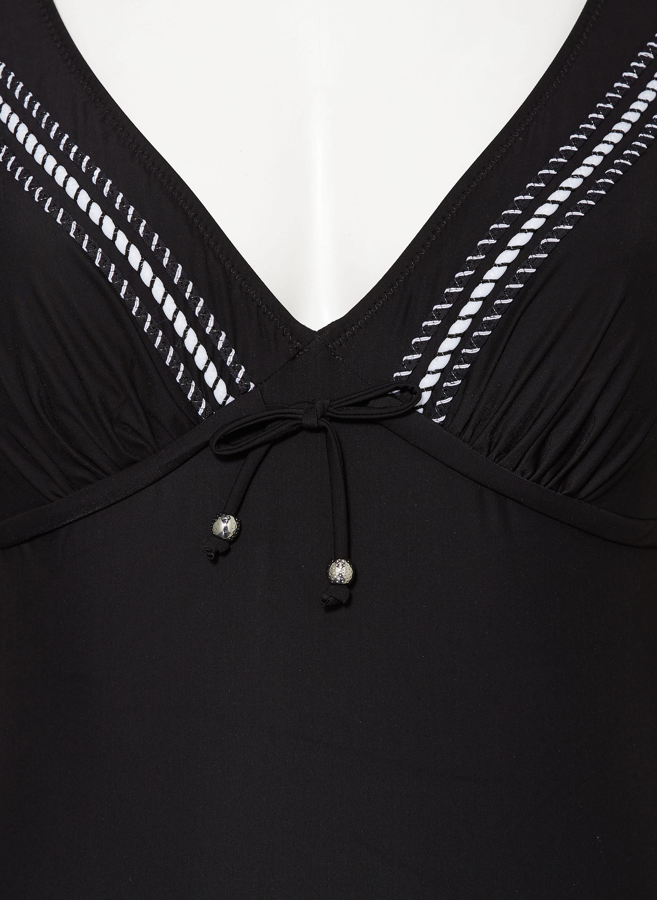 Thumbnail - Charmline Shape-Badeanzug Ribbon Play schwarz